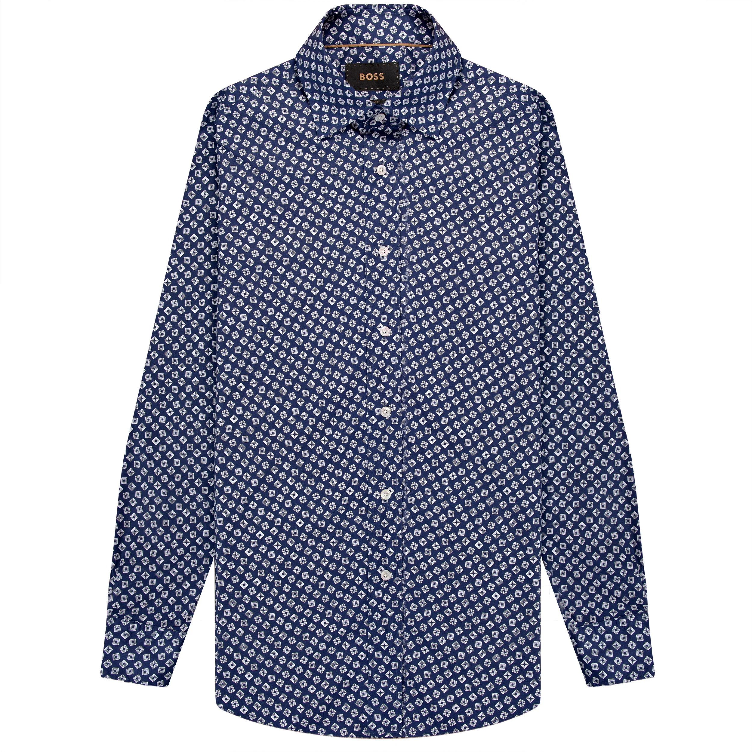 HUGO BOSS L-JIM-KENT Shirt Dark Blue