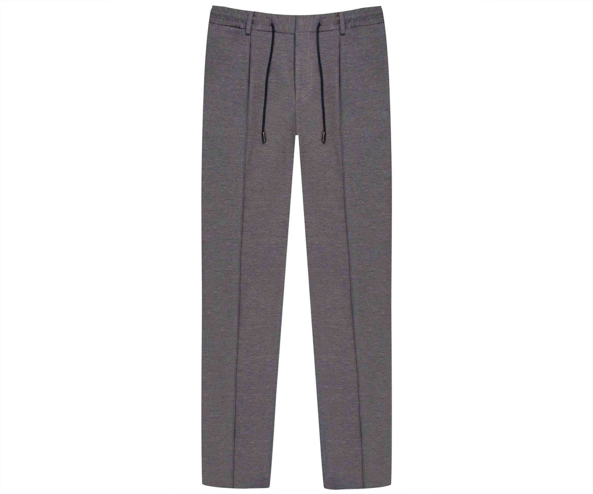 BOSS L-Heston Cashmere Mix Drawstring Suit Grey - Image 3