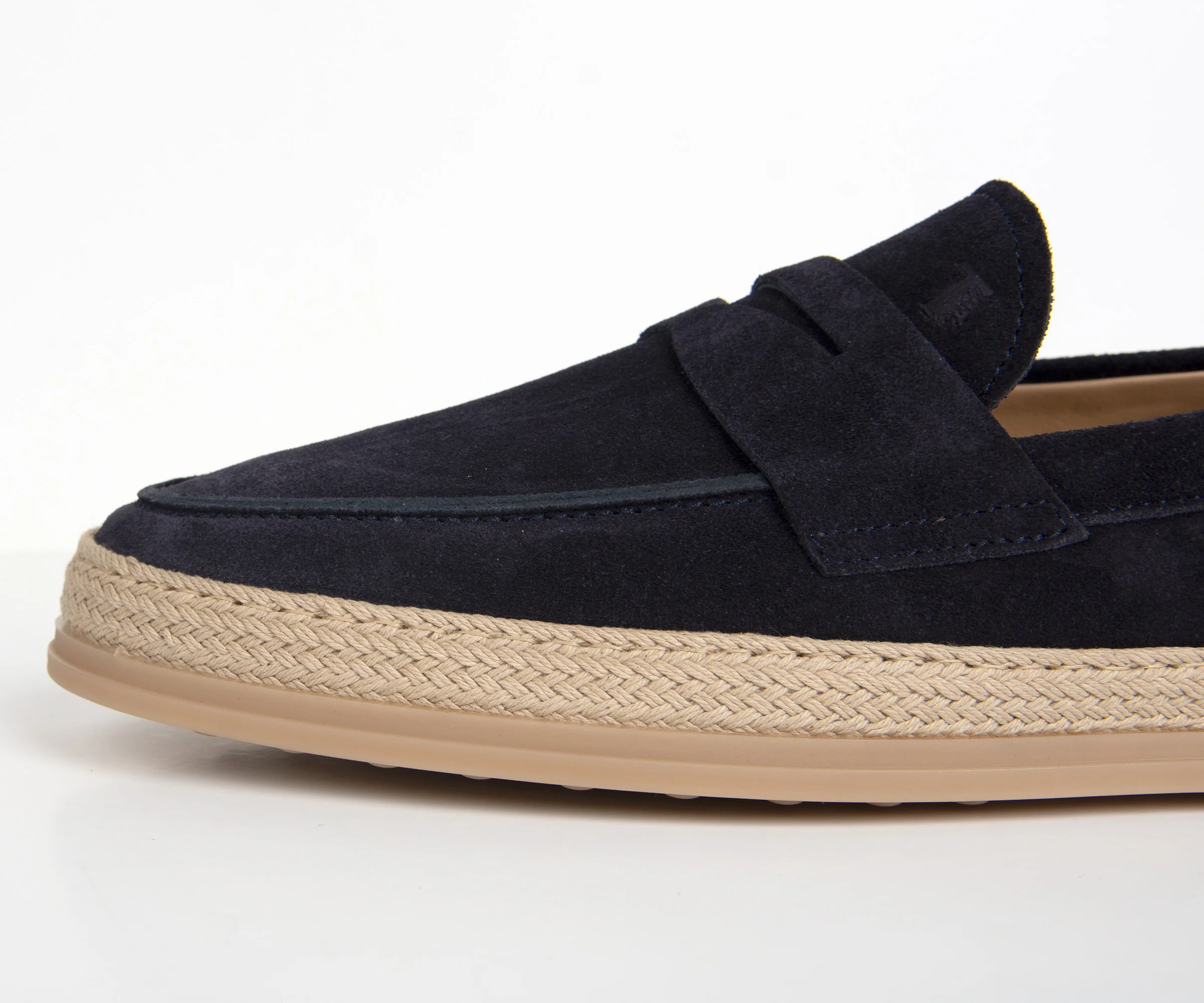Tods Slip On Espadrille Navy - Image 4