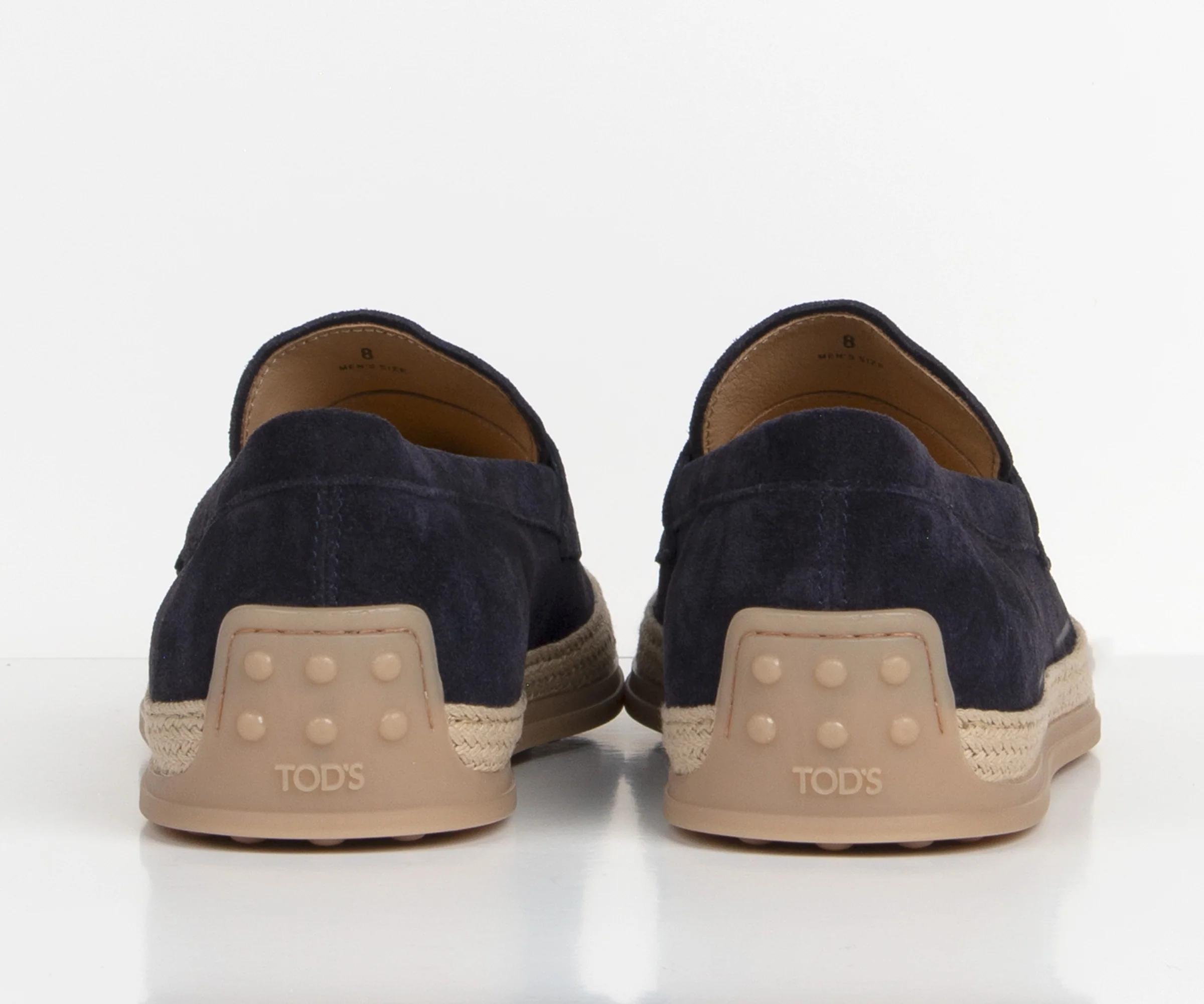 Tods Slip On Espadrille Navy - Image 7