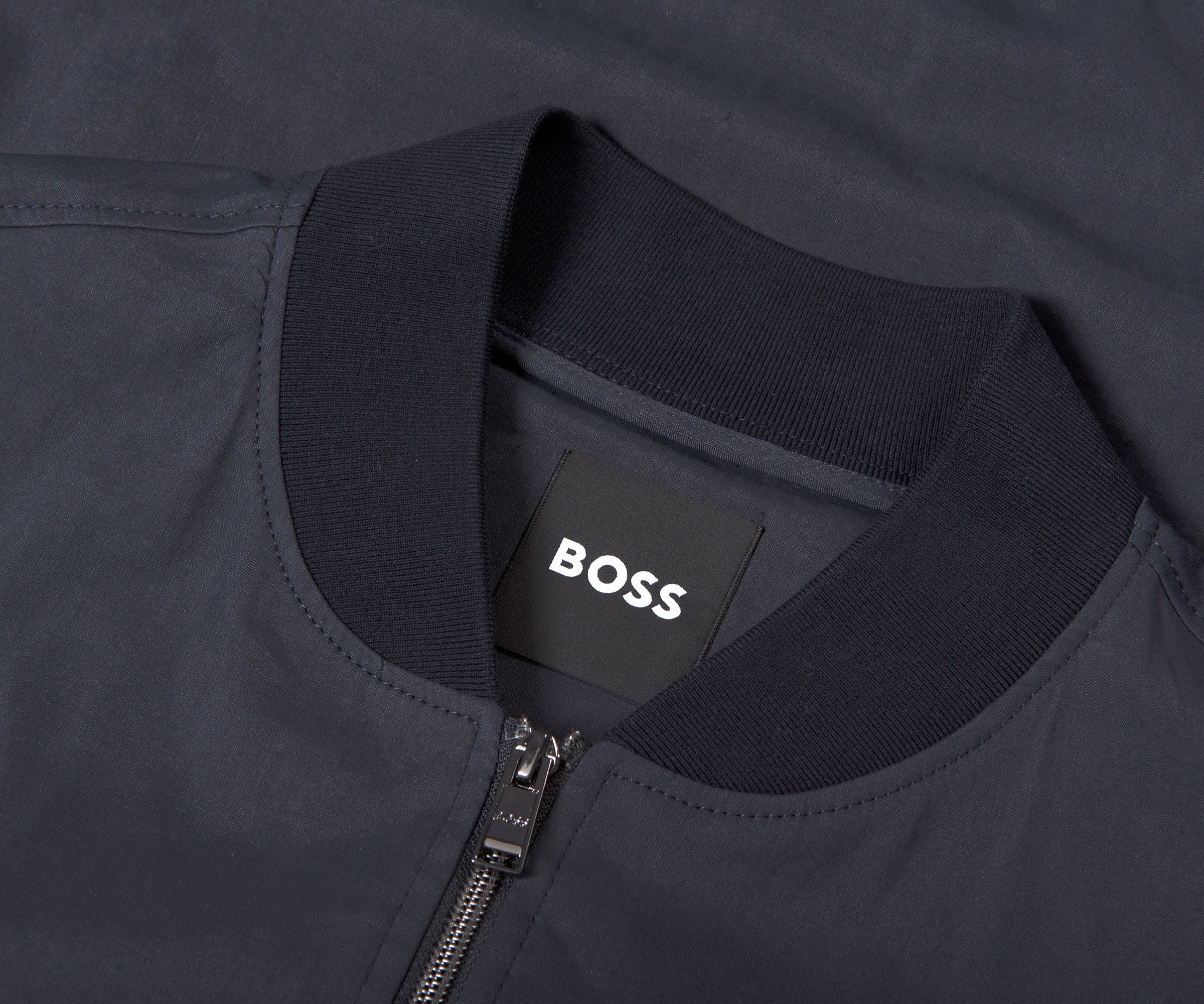 HUGO BOSS P-Hanry Nylon Bomber Jacket Navy - Image 2