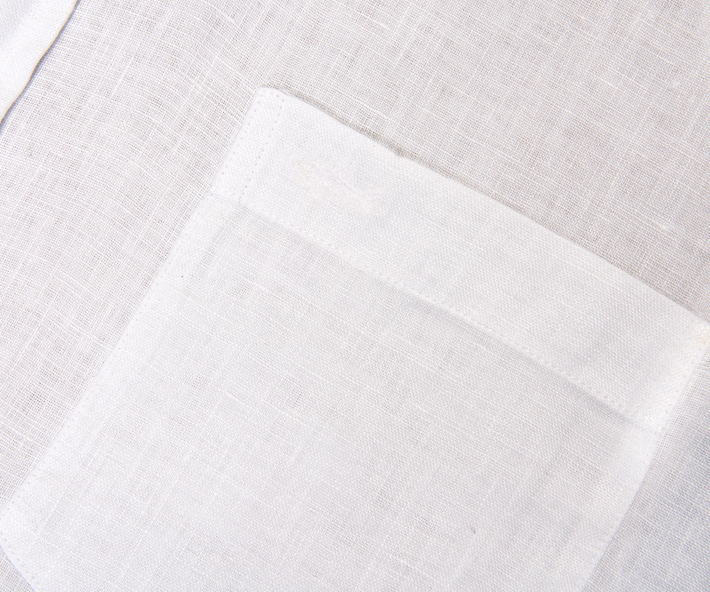 Paul & Shark SS Riviera Linen Shirt White - Image 5