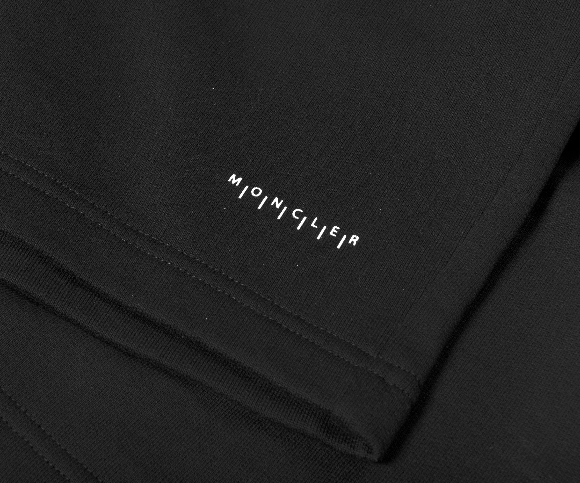 Moncler Micro Logo Shorts Black - Image 2