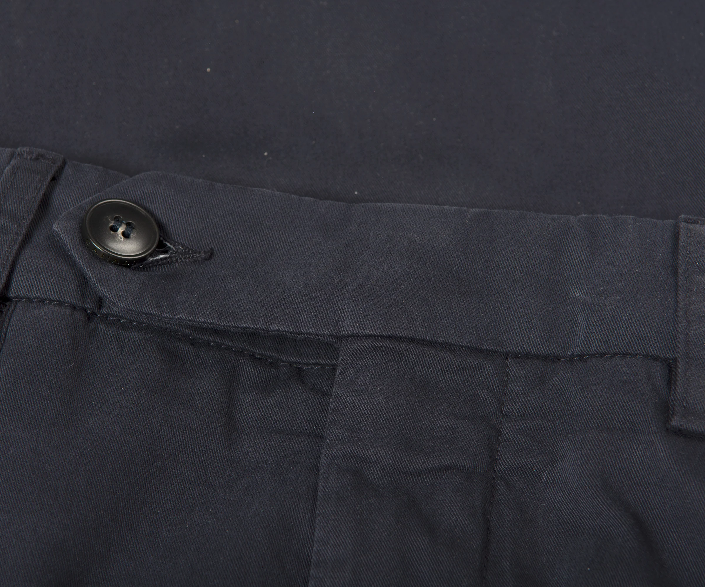 Canali Cotton Chinos Navy - Image 2