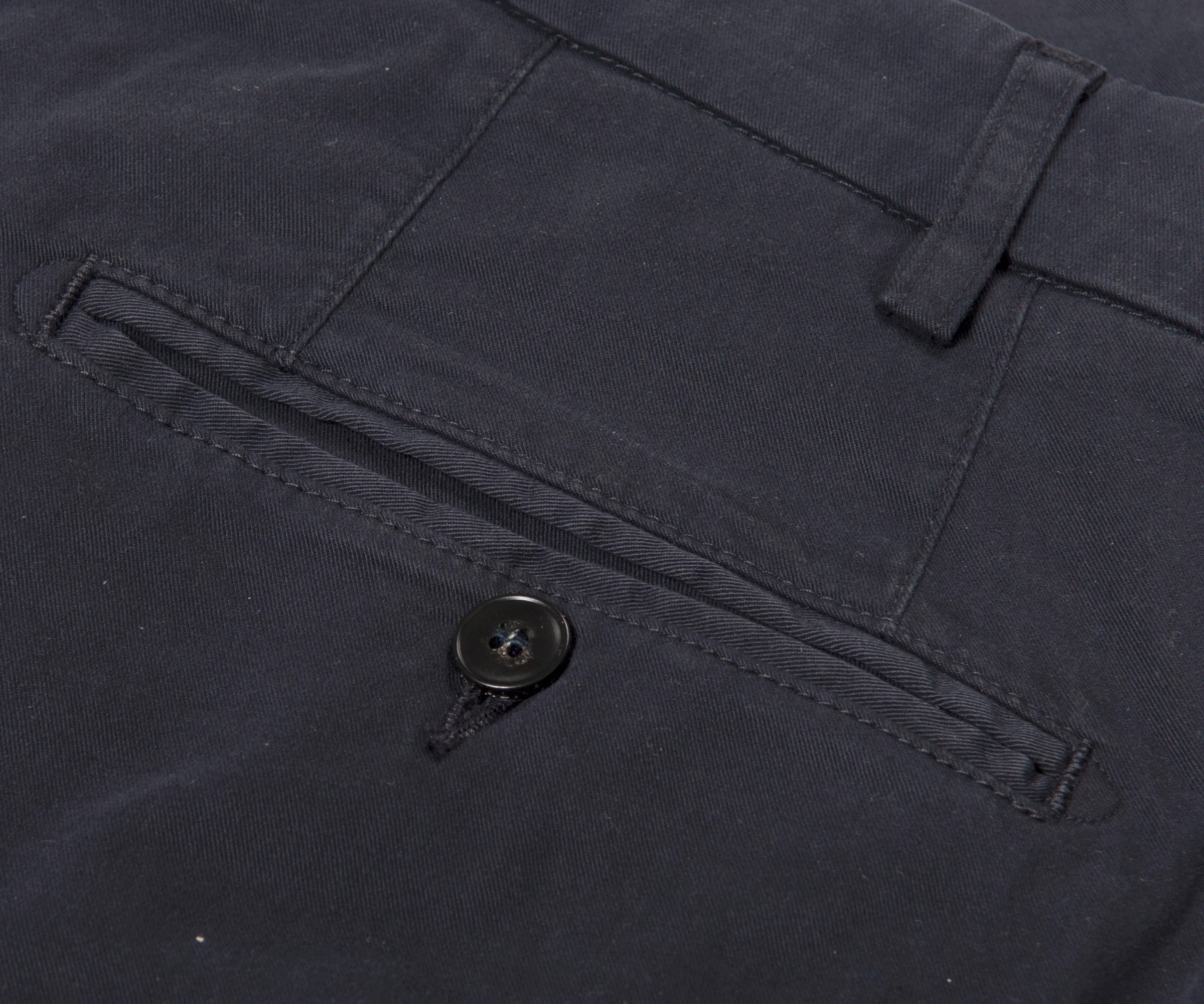 Canali Cotton Chinos Navy - Image 3