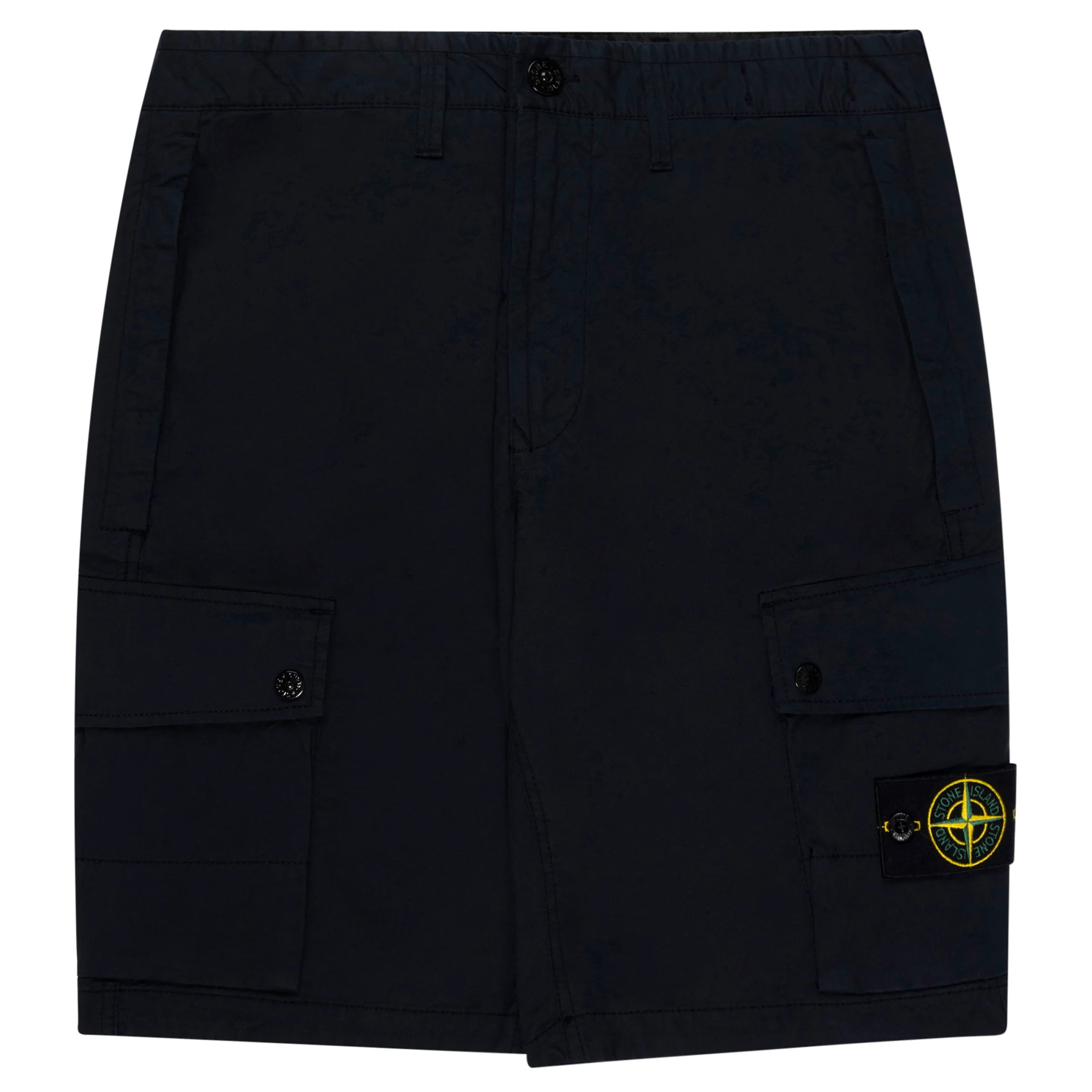 Stone Island Bermuda Cargo Shorts Navy