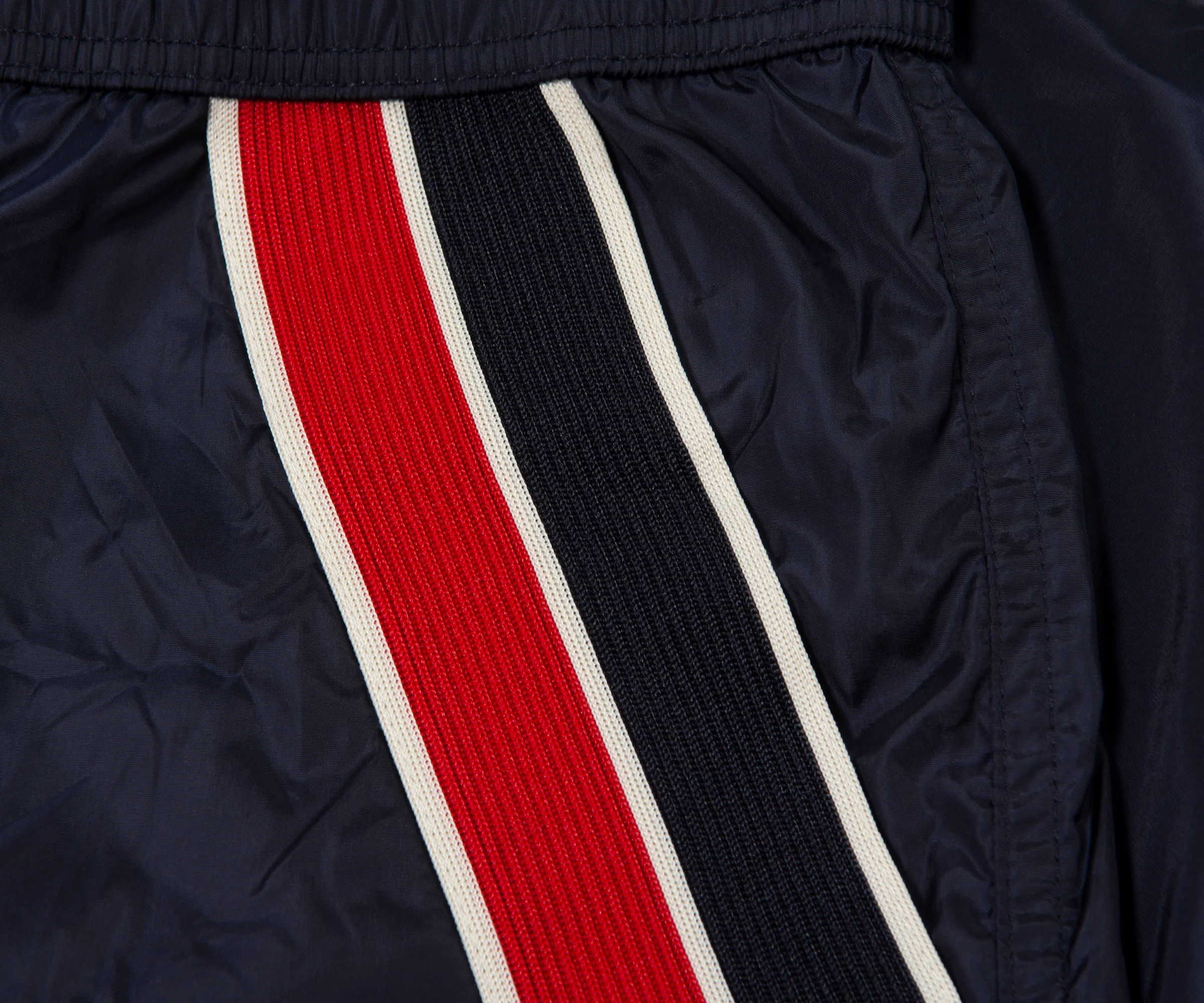 Moncler Large Side Stripe Swim Shorts Navy - Image 4