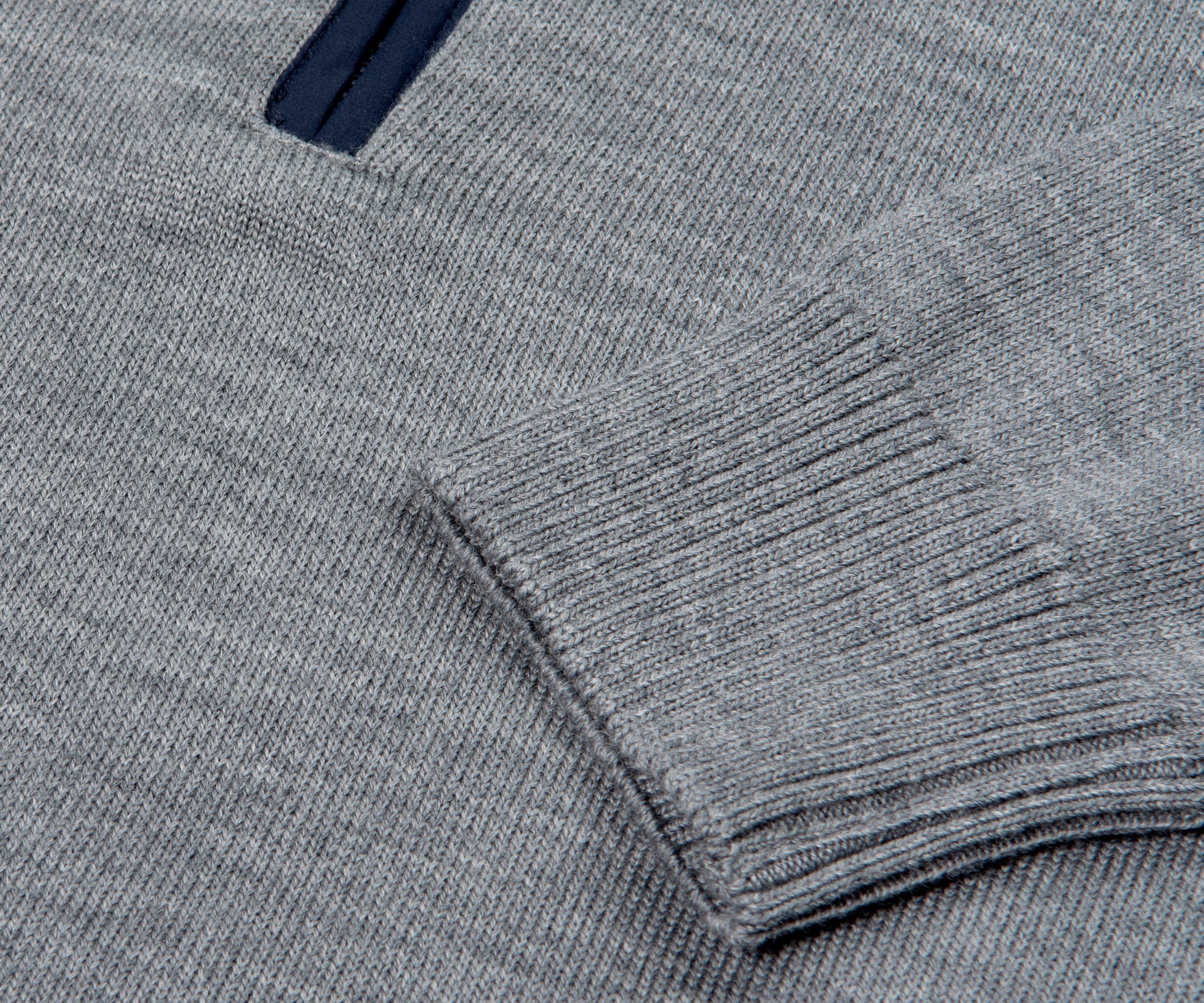 Paul & Shark Wool 1/4 Zip Knit Grey - Image 3