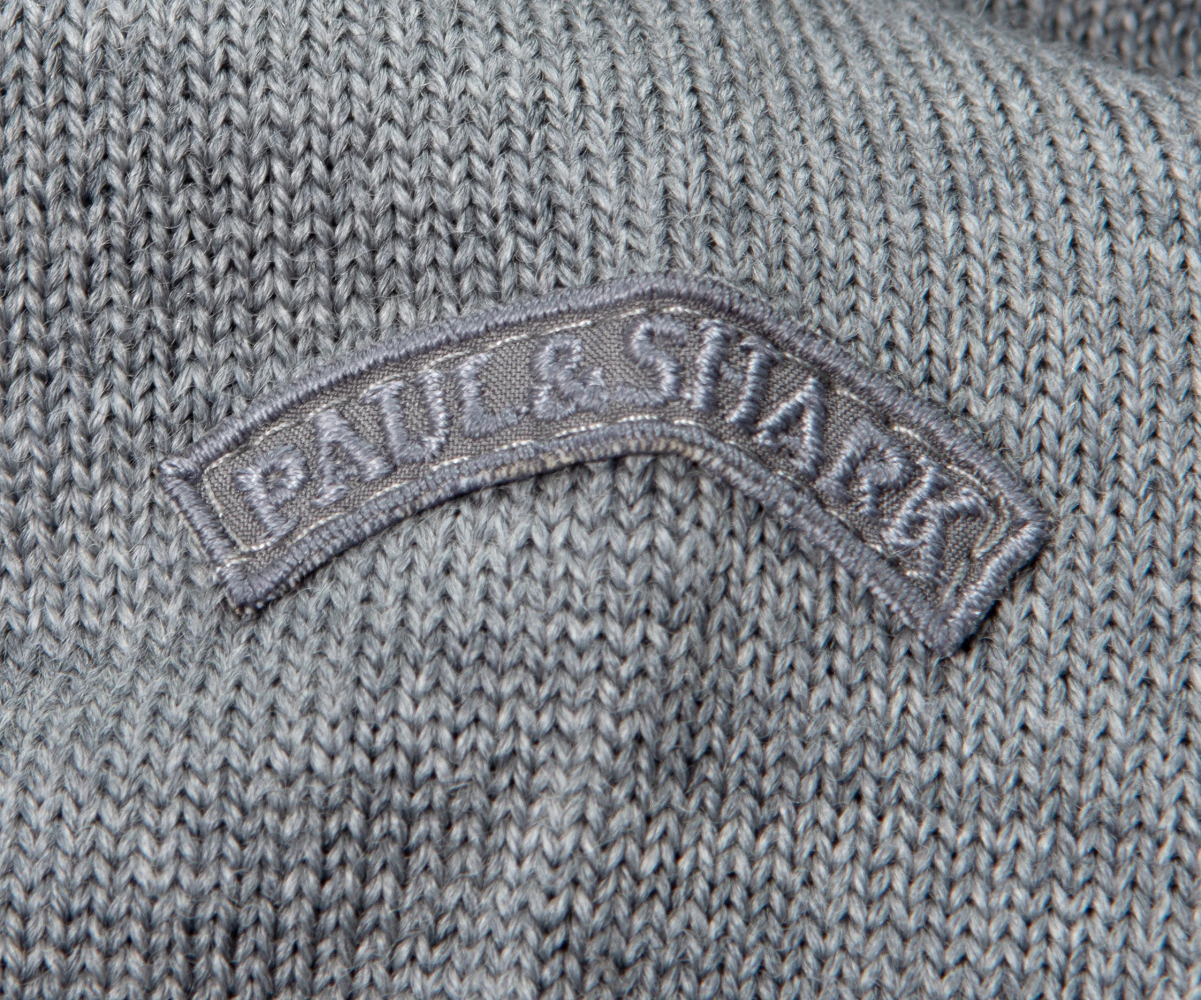 Paul & Shark Wool 1/4 Zip Knit Grey - Image 4