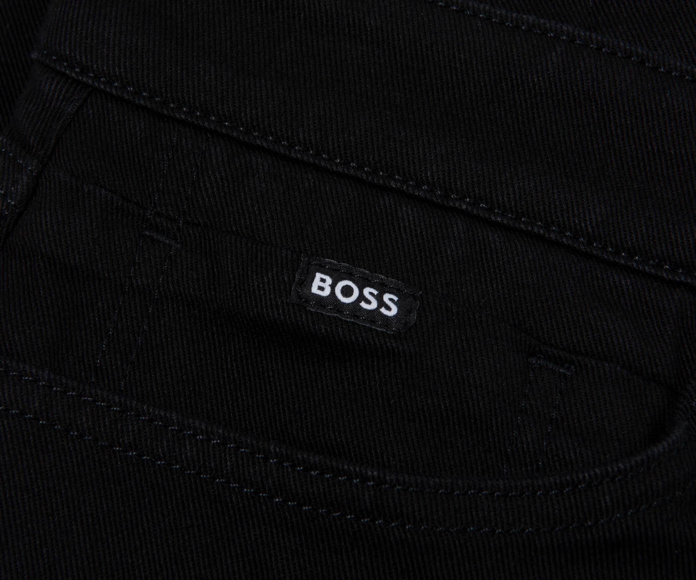 BOSS H-Delaware Slim Fit Jeans Black - Image 3