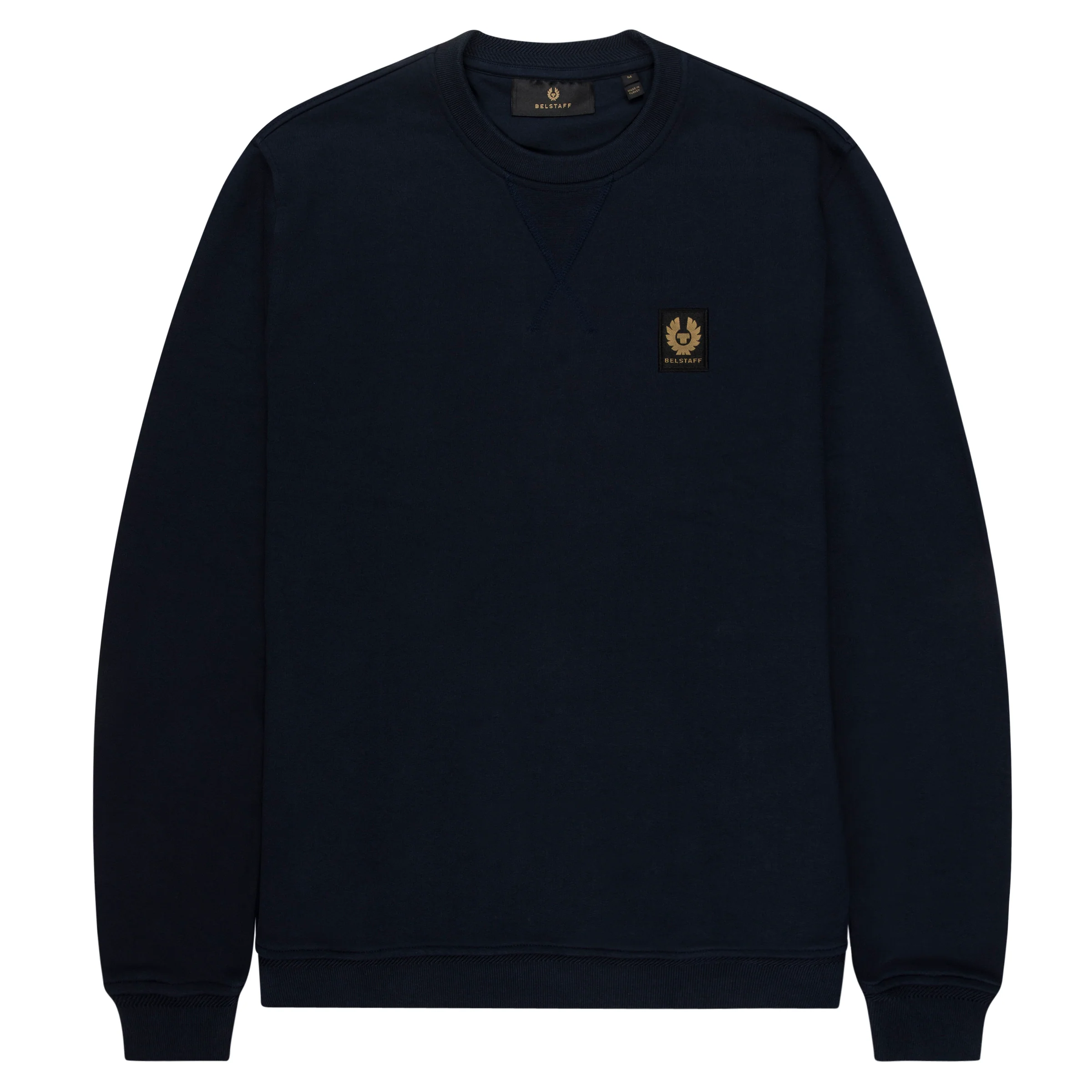 Belstaff Classic Crew Neck Sweatshirt Dark Ink