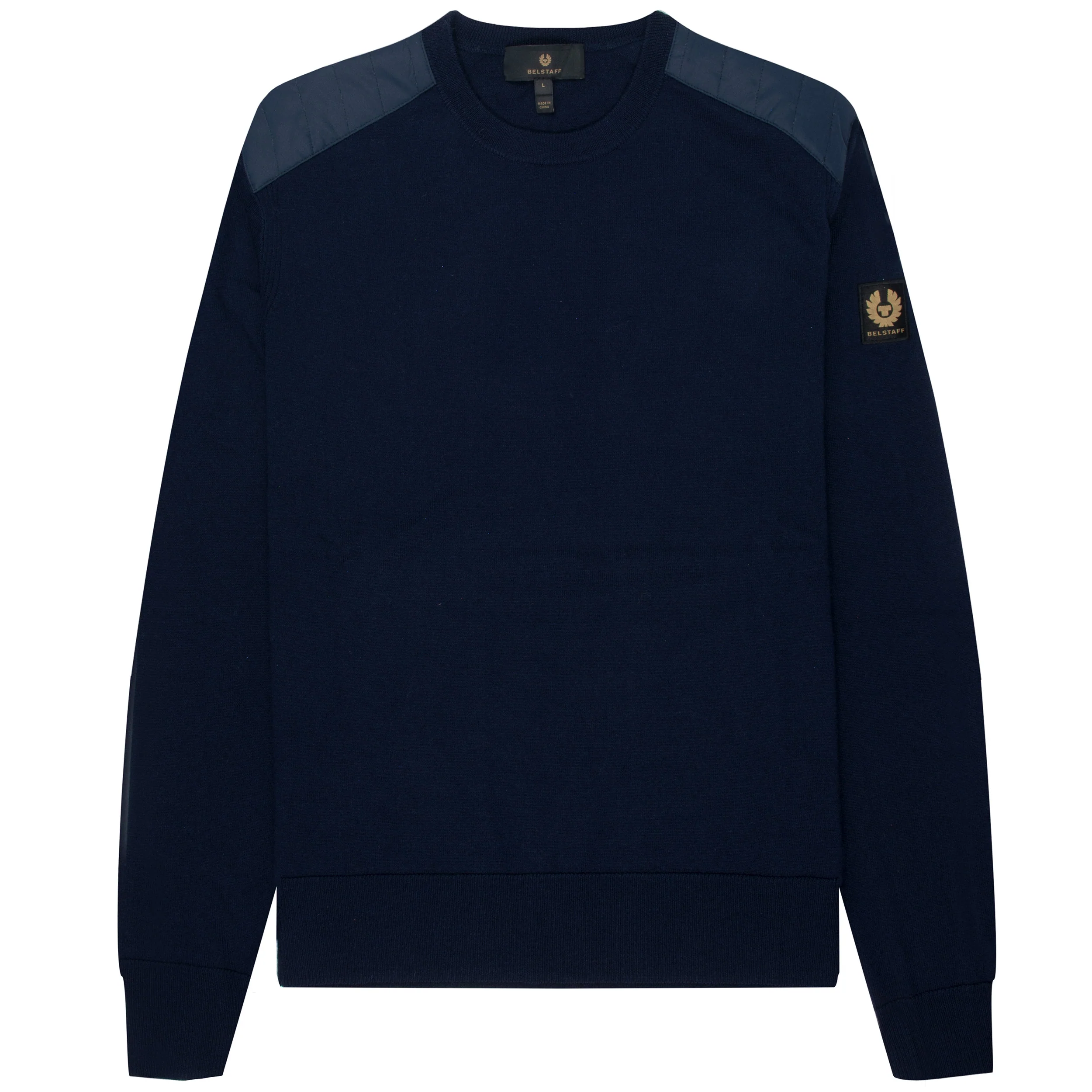 Belstaff  Kerrigan Crewneck Knit Washed Navy