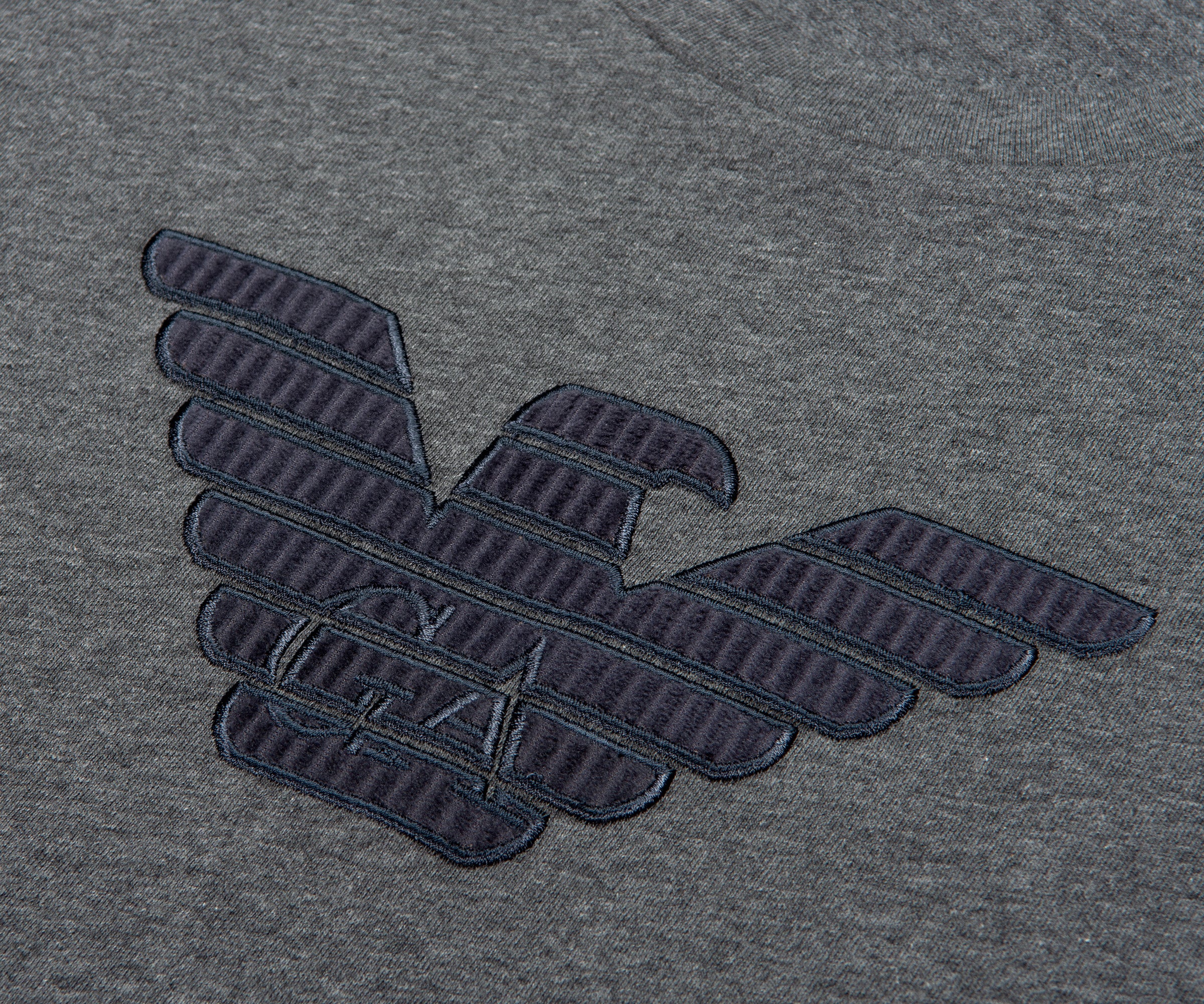 Emporio Armani Large Eagle Centre Logo Grey - Image 2