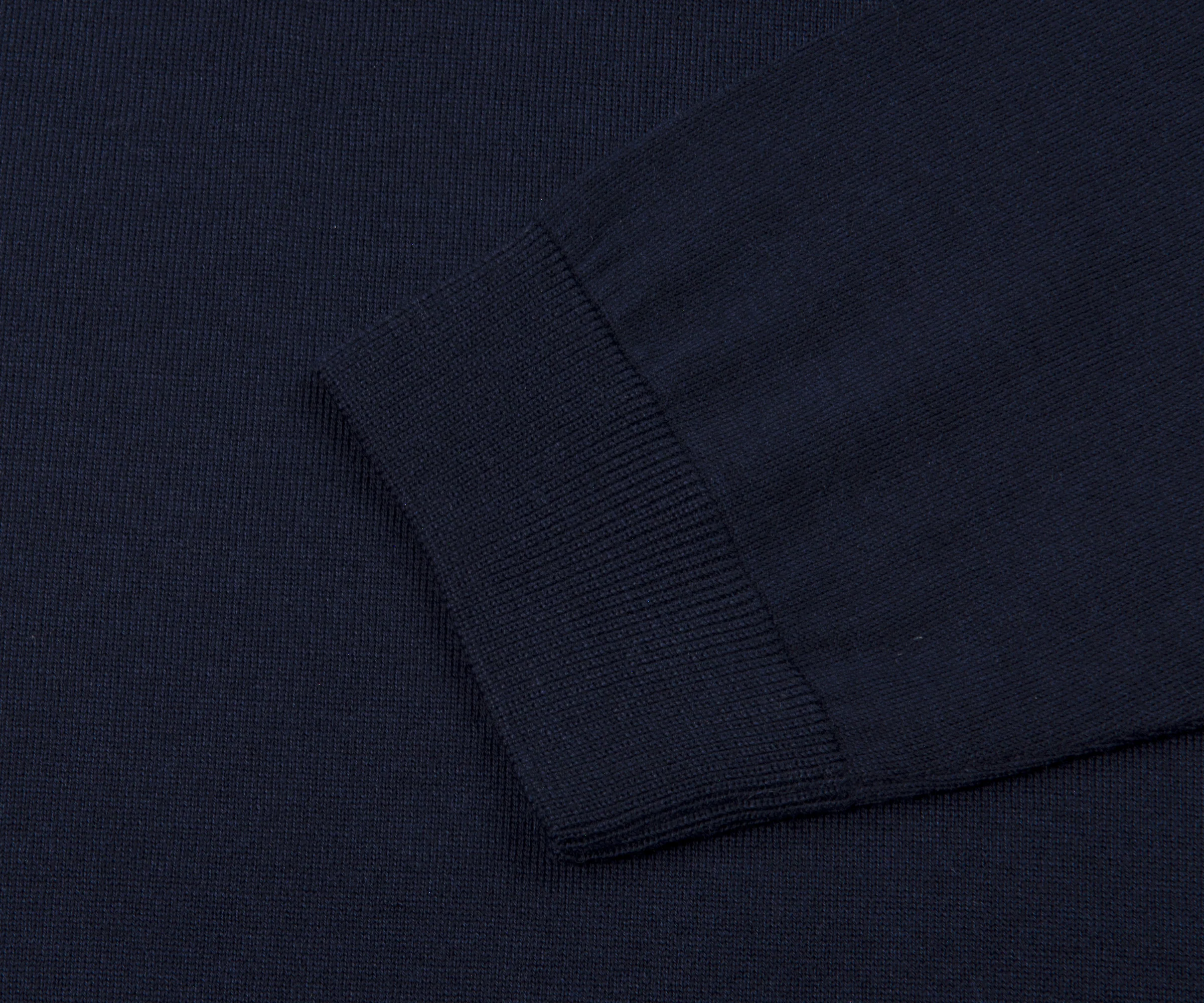 BOSS H-Peaver Slim Fit Mercerised Polo Dark Navy - Image 3