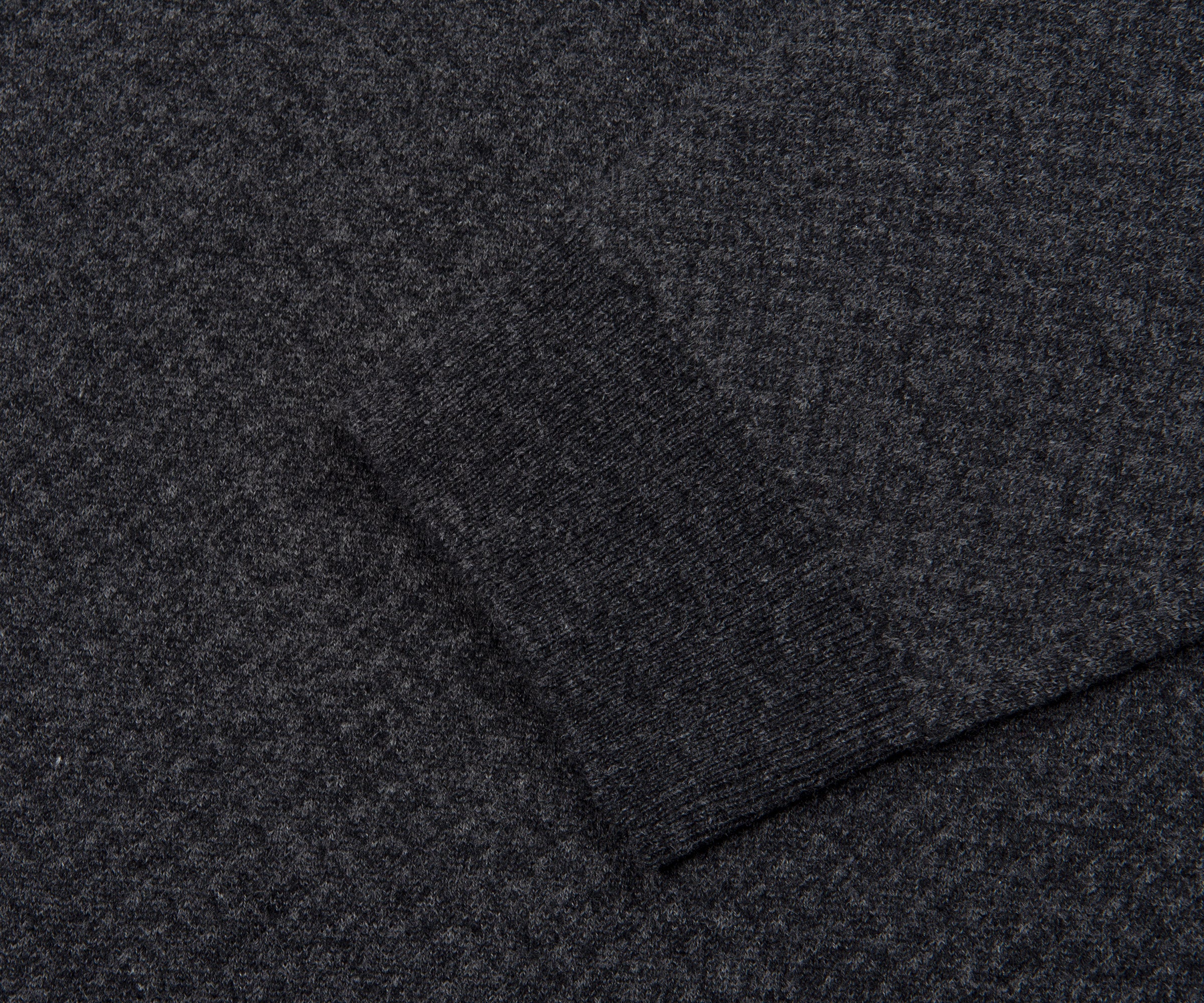 BOSS H-Eltoro Textured Crew Neck Knitwear Dark Grey - Image 2