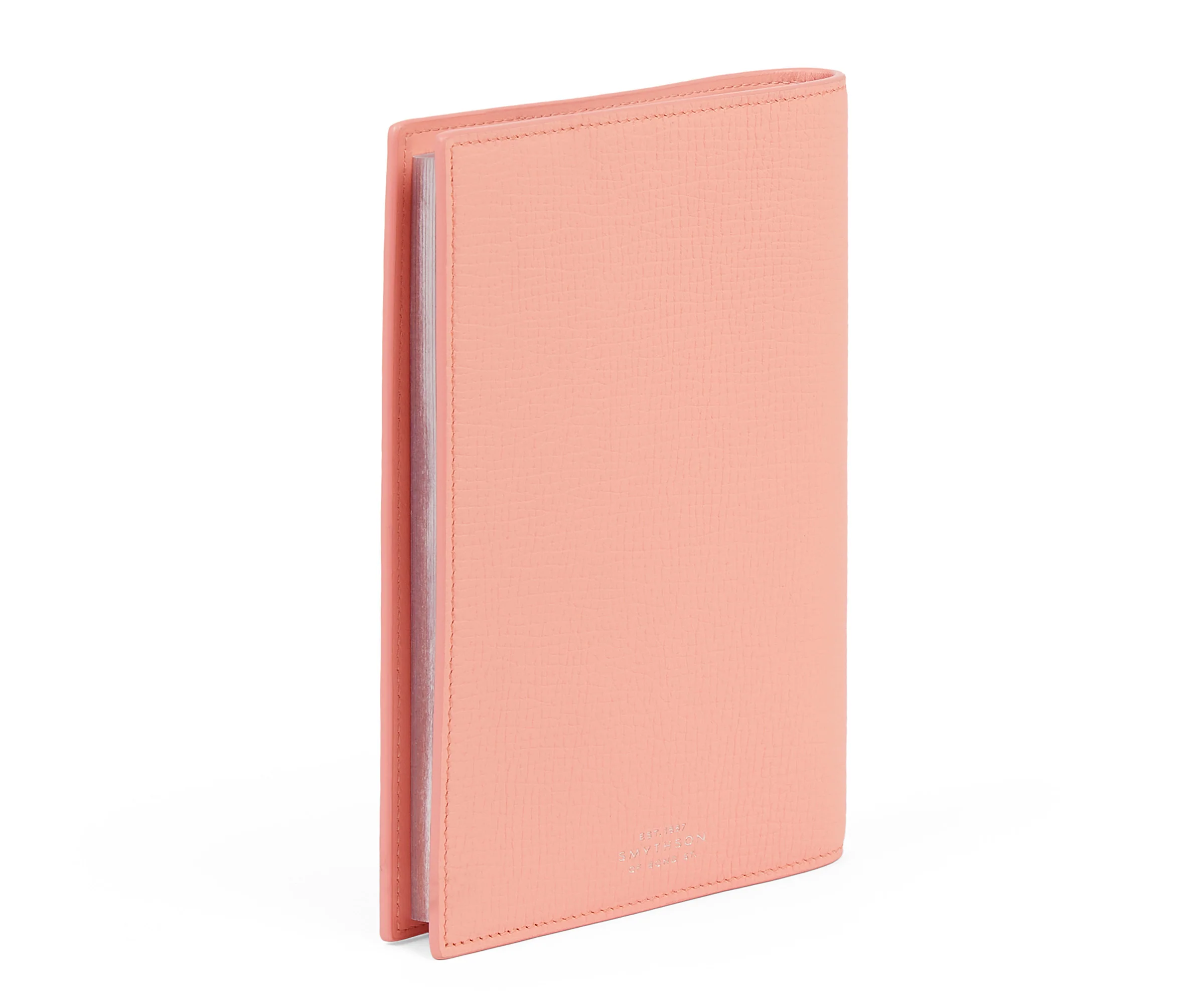 Smythson Evergreen Refillable Notebook Pink - Image 4