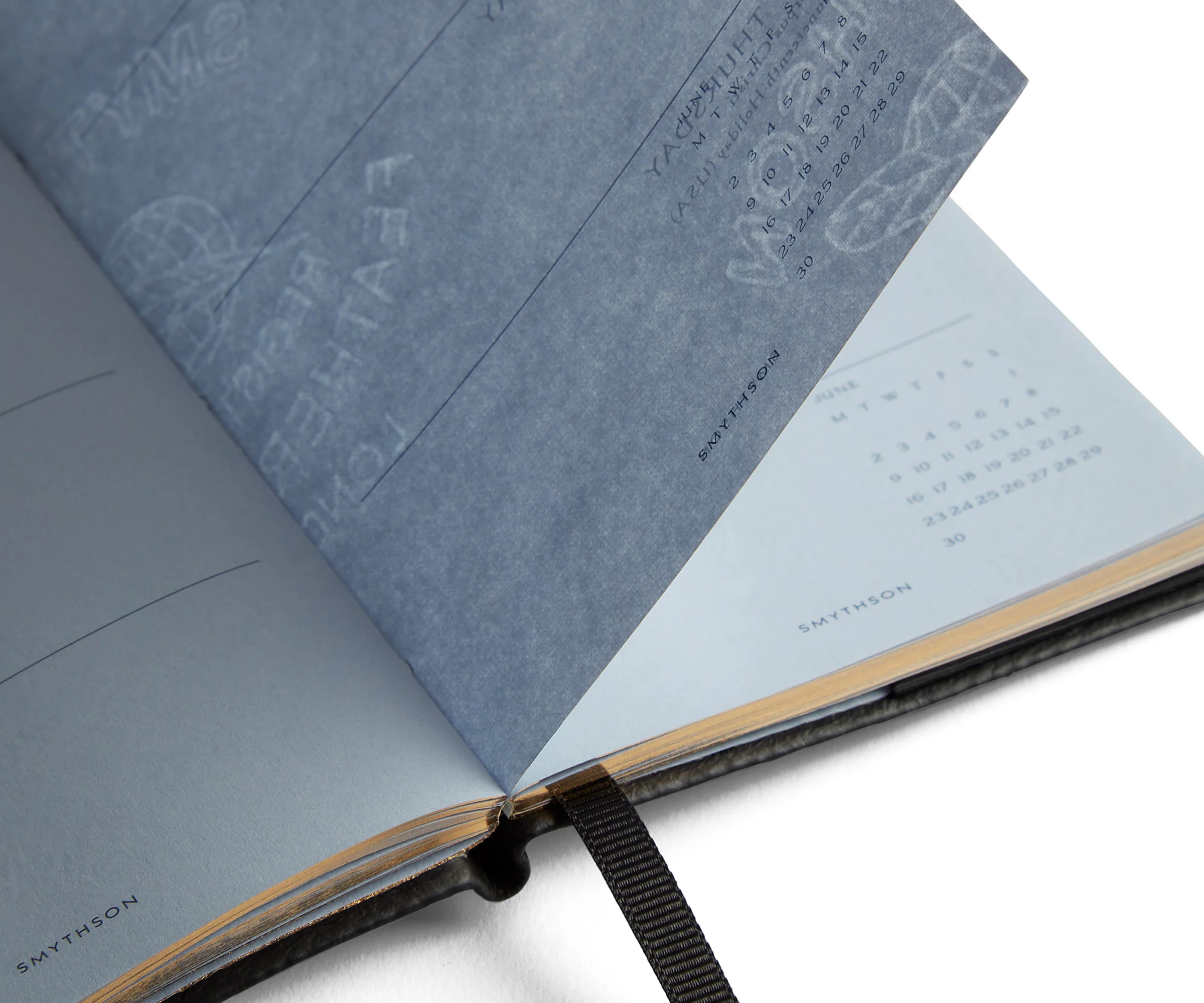 Smythson Weekly Diary With pocket Black - Image 3