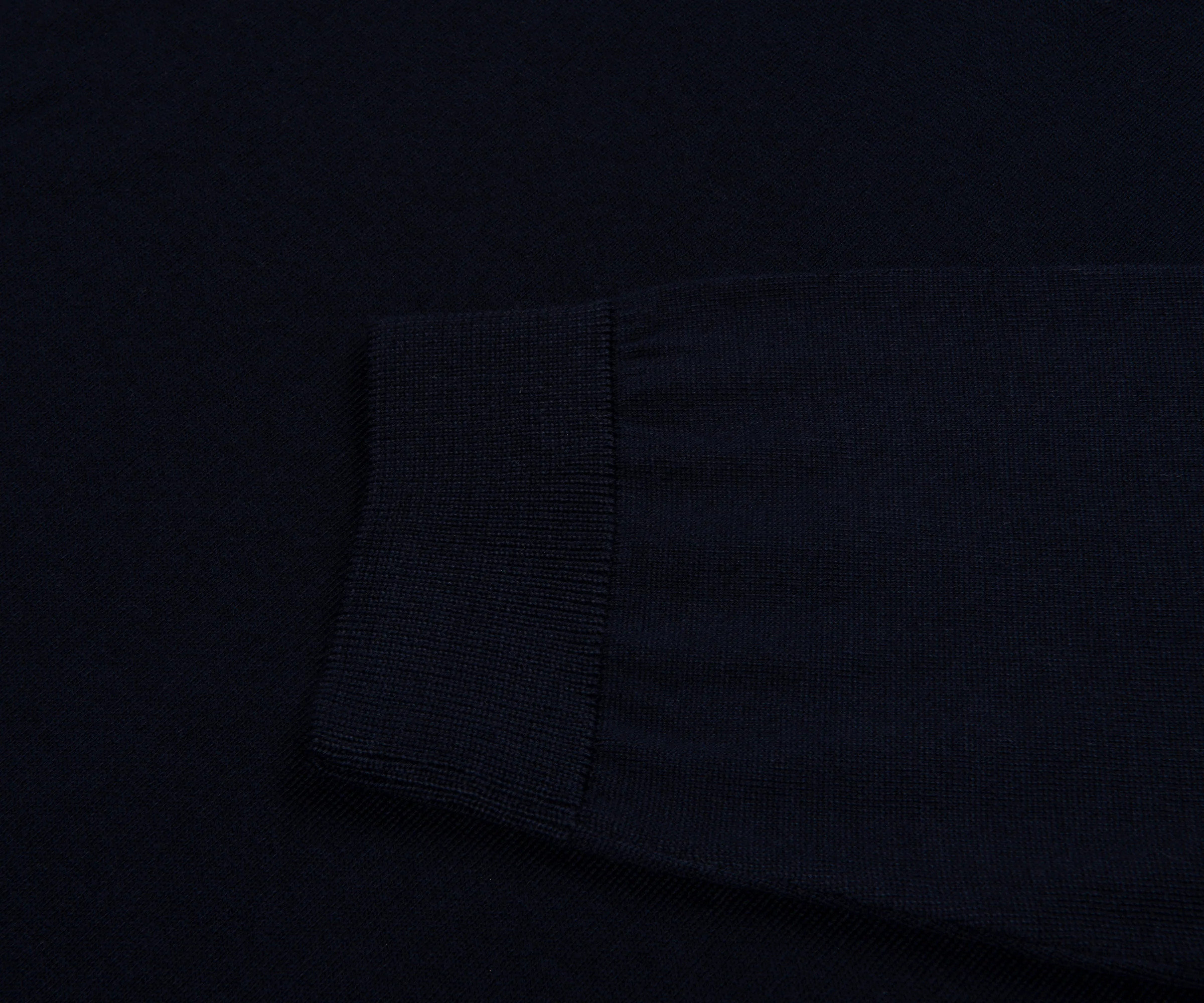 BOSS Lancione LS Wool Polo Navy - Image 4