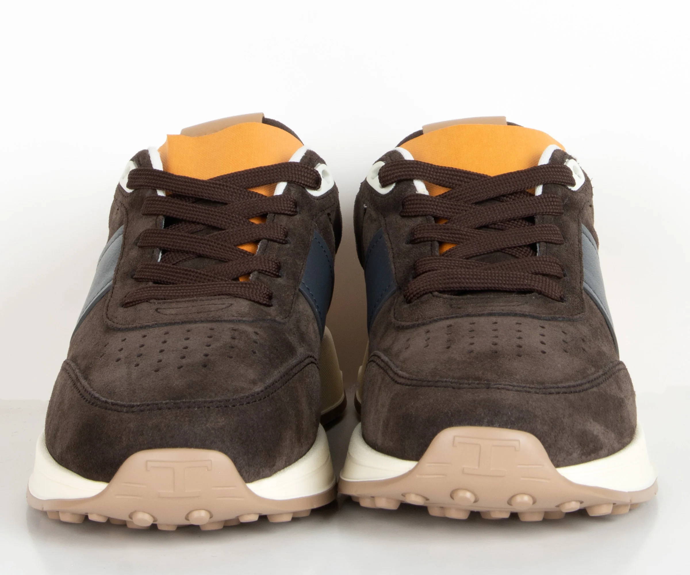 Tods Suede Runners Trainer Brown - Image 2