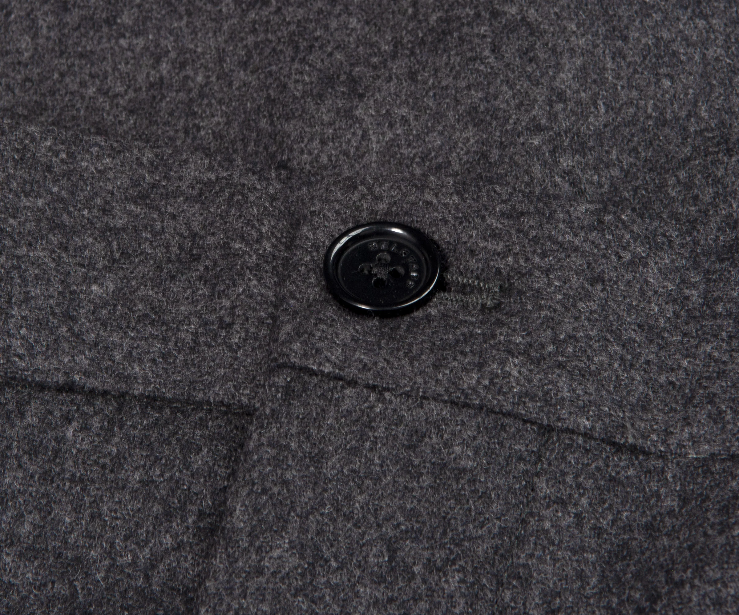 Belstaff  Flannel Cargo Trousers Charcoal Heather - Image 4
