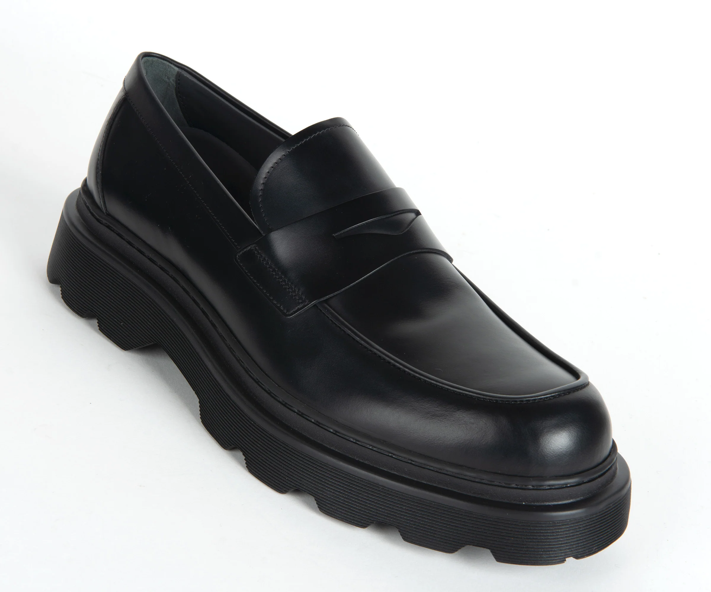 Tods Mocassino Classic Chunky Loafer Black - Image 7