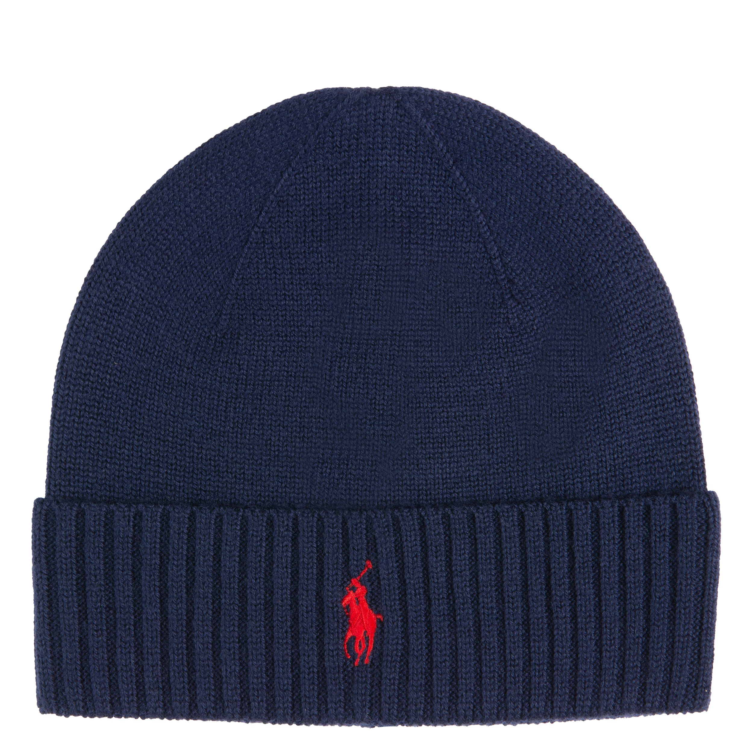 Polo Ralph Lauren Signature Pony Wool Beanie Navy
