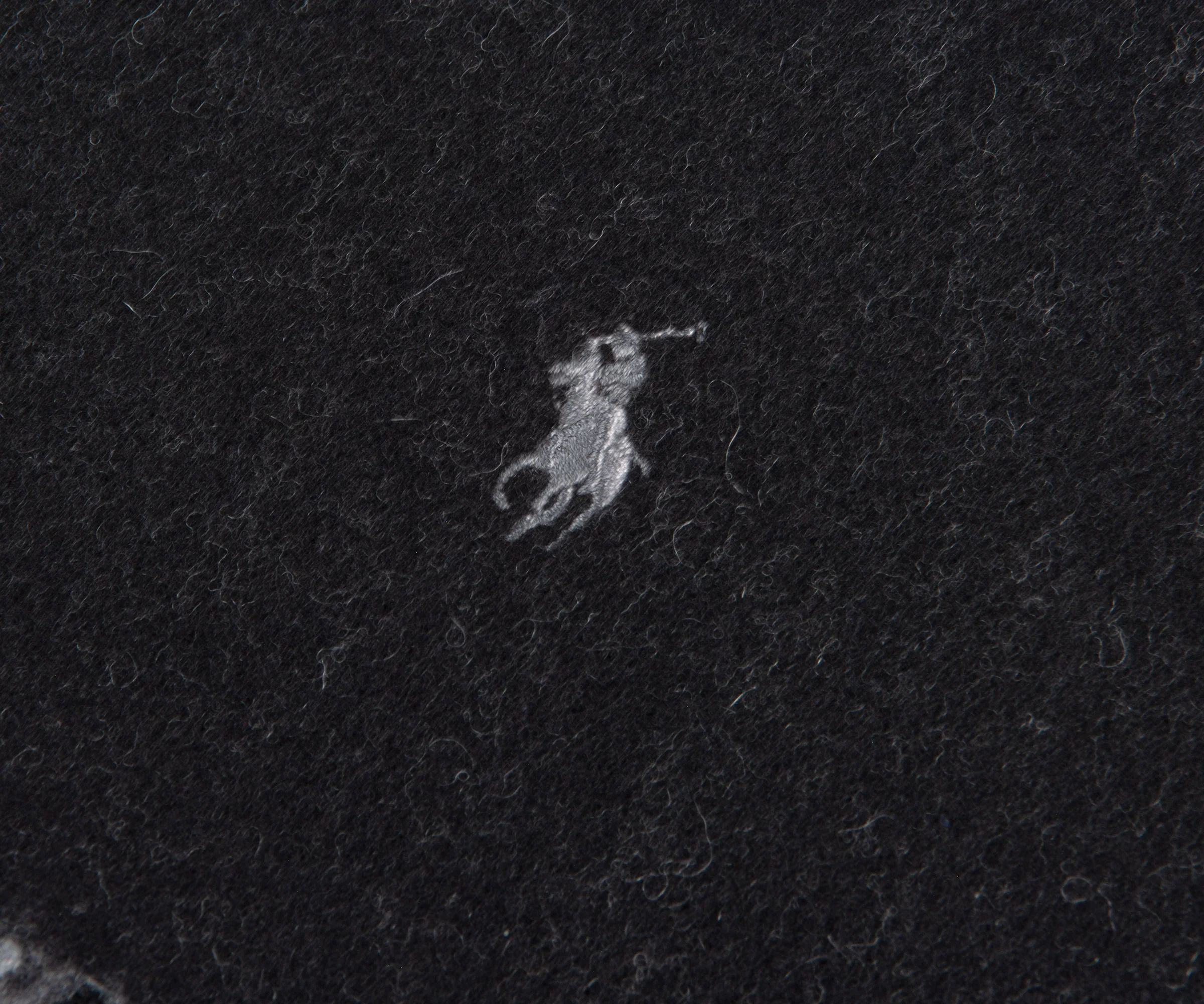 Ralph Lauren Reversible Wool-Blend Scarf Black/Charcoal grey - Image 2