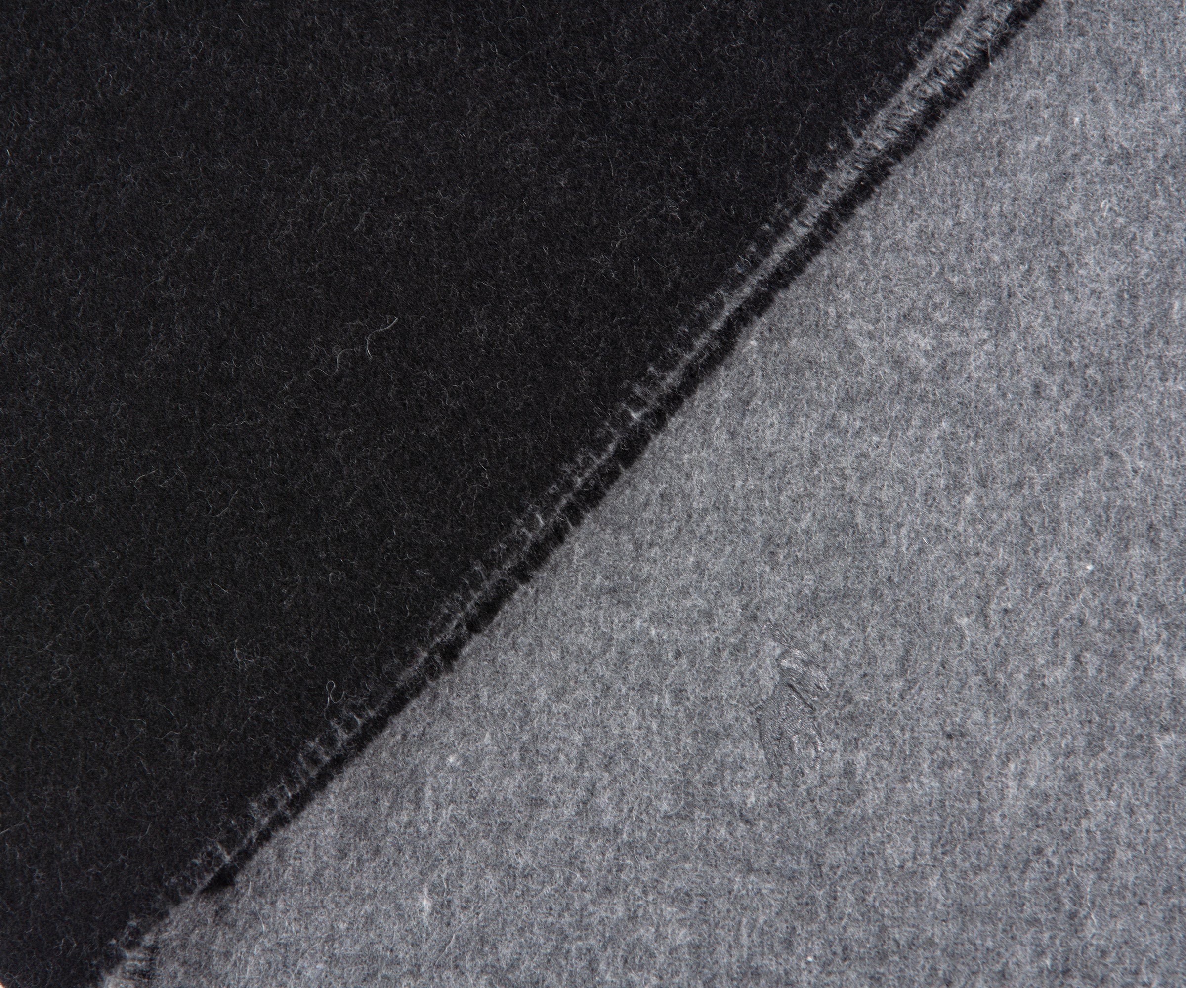 Ralph Lauren Reversible Wool-Blend Scarf Black/Charcoal grey - Image 4