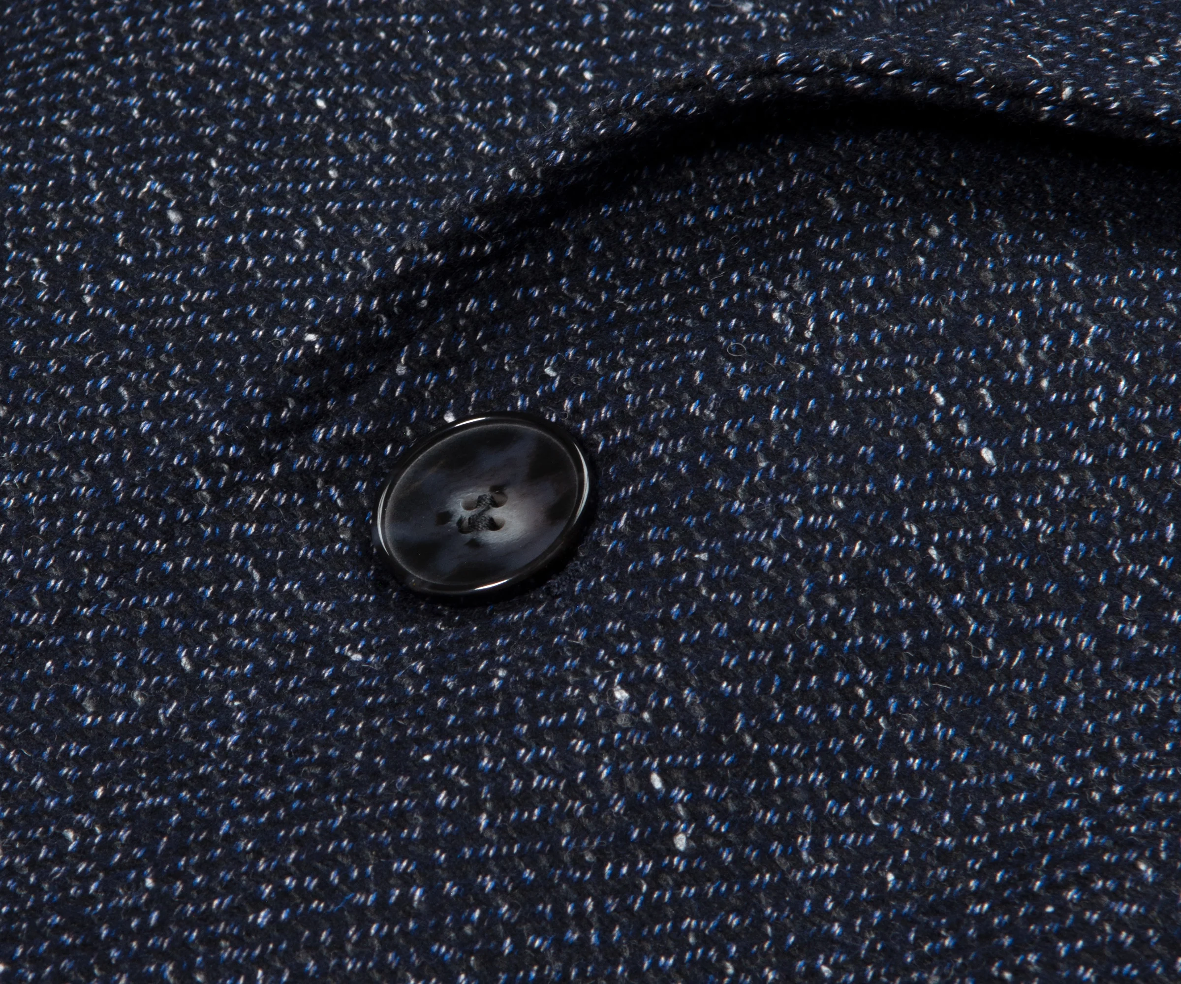 BOSS H-Hyde-Bib Overcoat Navy - Image 5