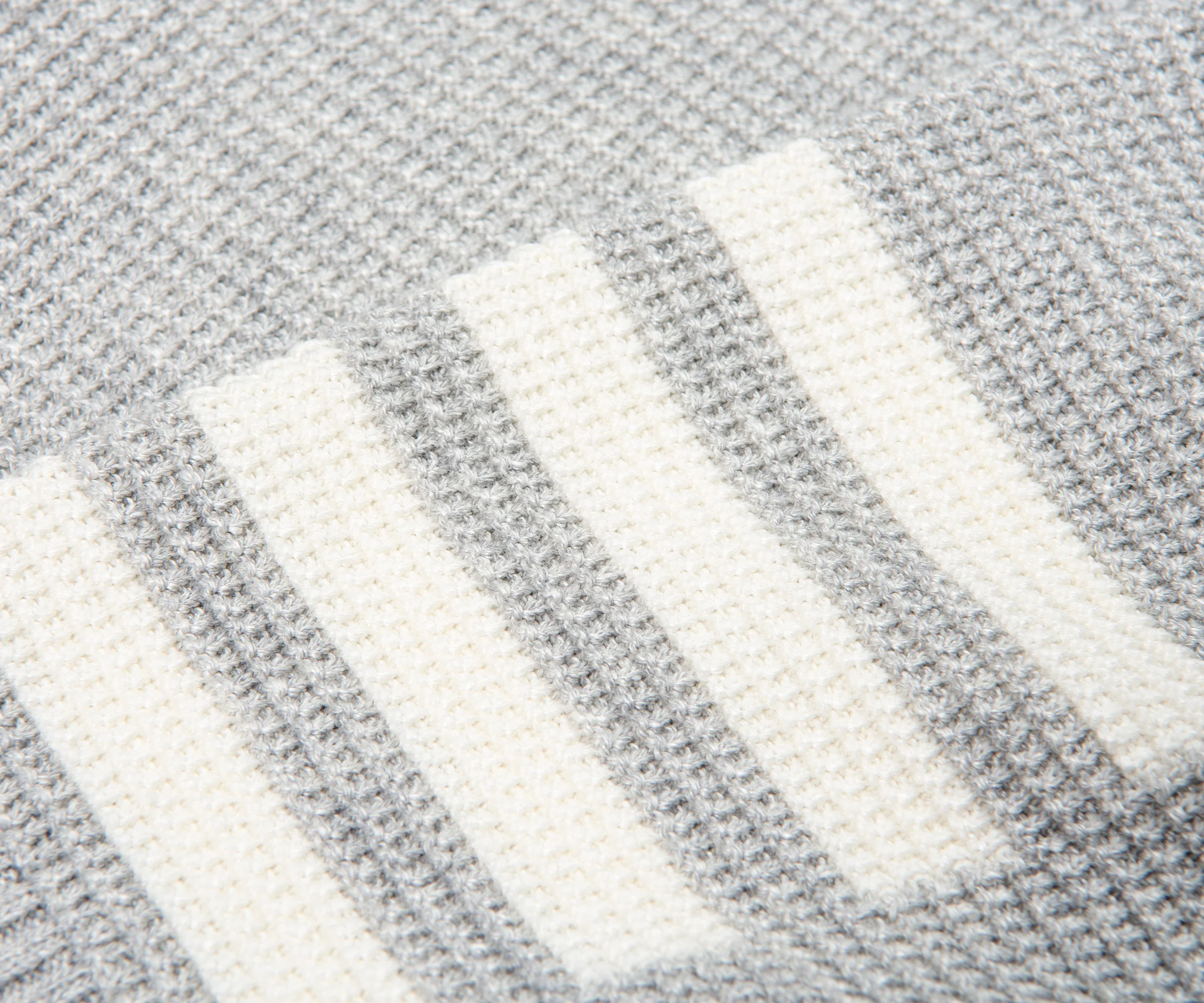 Thom Browne Linen Cotton 4-Bar Relaxed Fit Polo Grey - Image 4