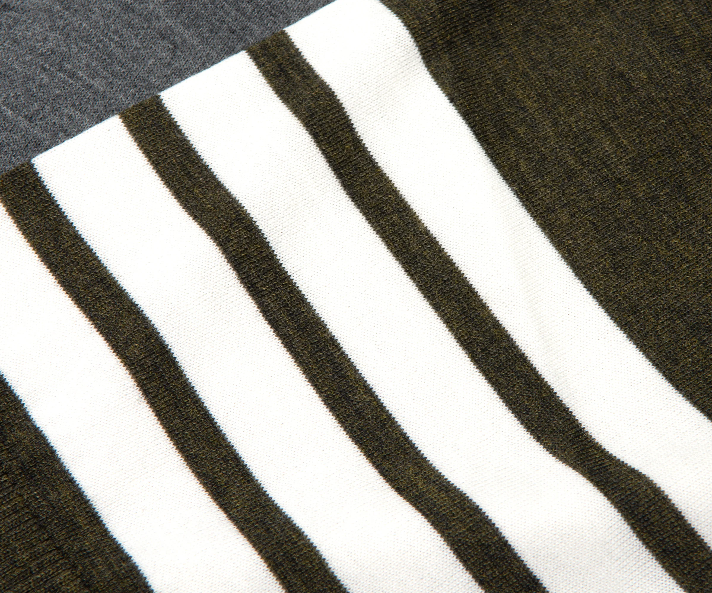 Thom Browne Funmix Fine Merino Wool 4-Bar Relaxed Fit Polo - Image 3