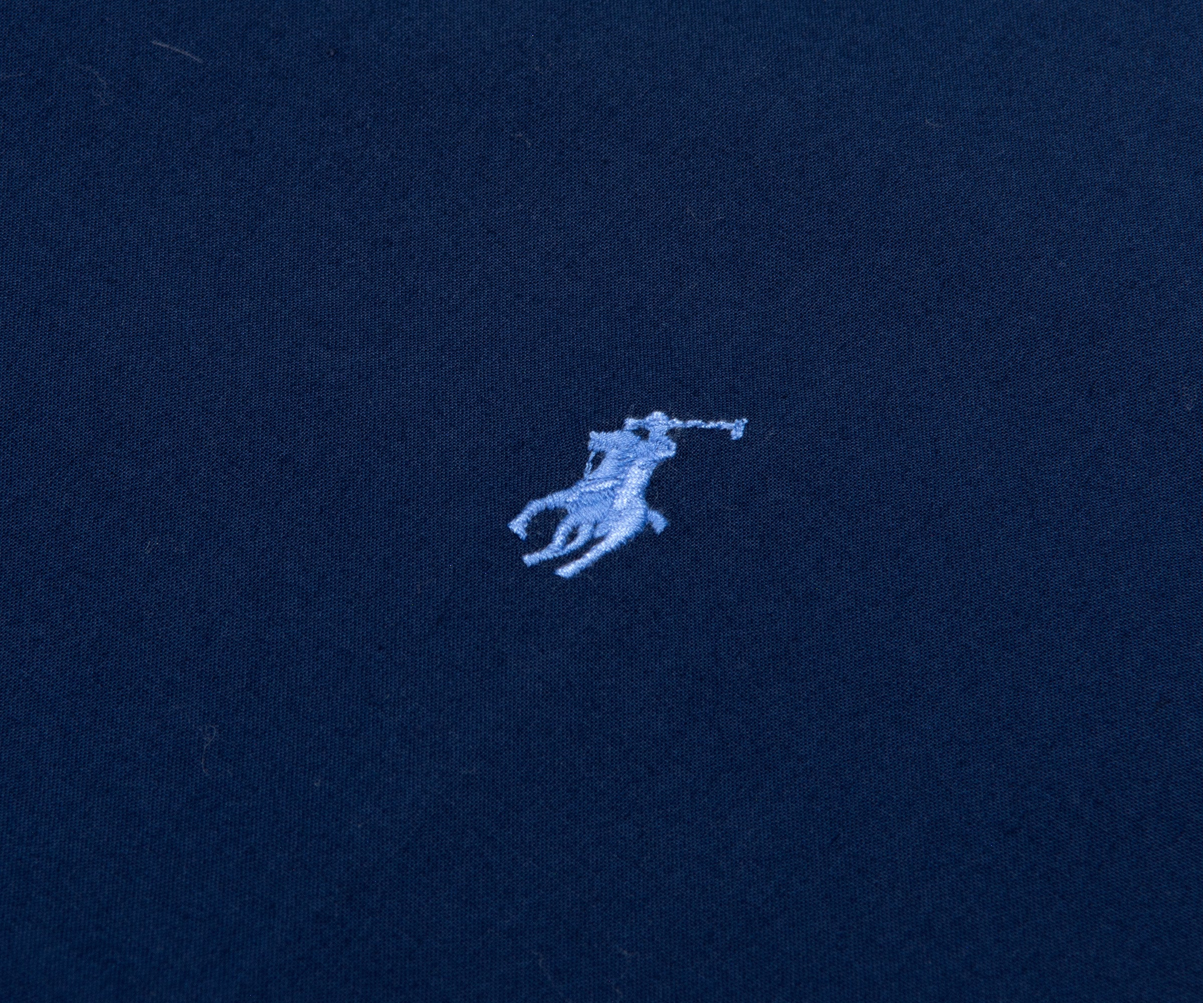 Ralph Lauren Custom Fit SS Poplin Shirt Newport Navy - Image 3