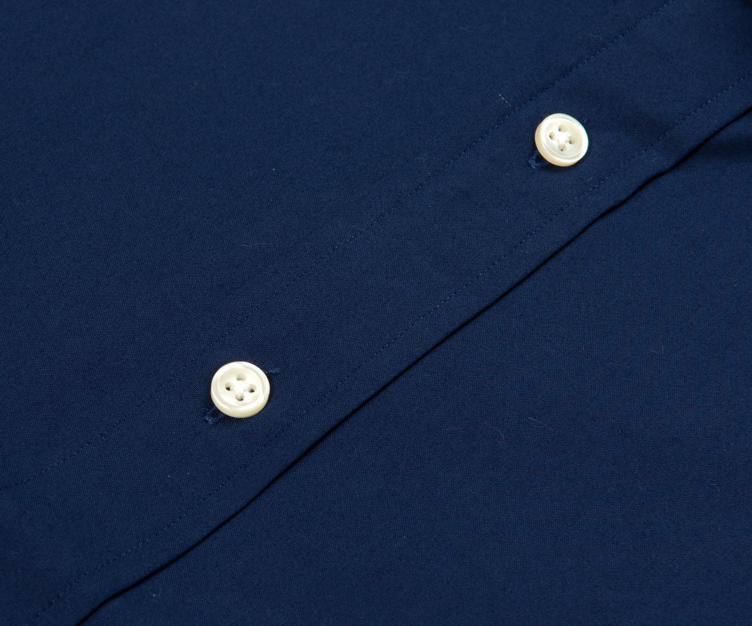 Ralph Lauren Custom Fit SS Poplin Shirt Newport Navy - Image 4