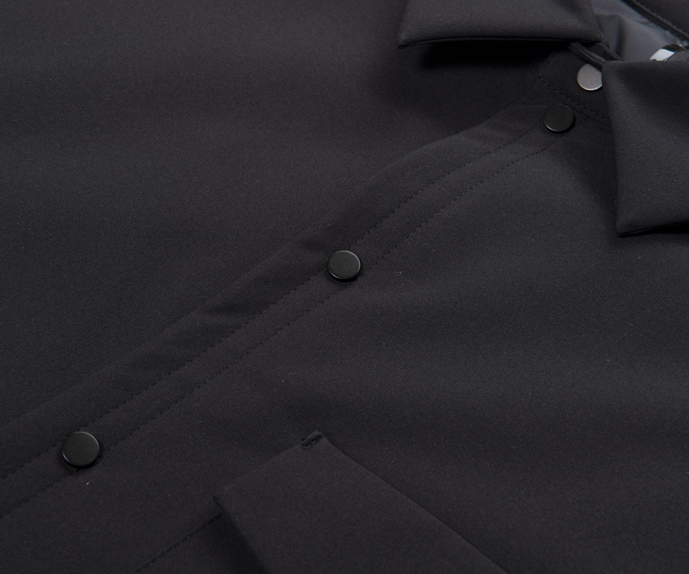 Moncler Vautisse Technical Shirt Jacket Black - Image 4