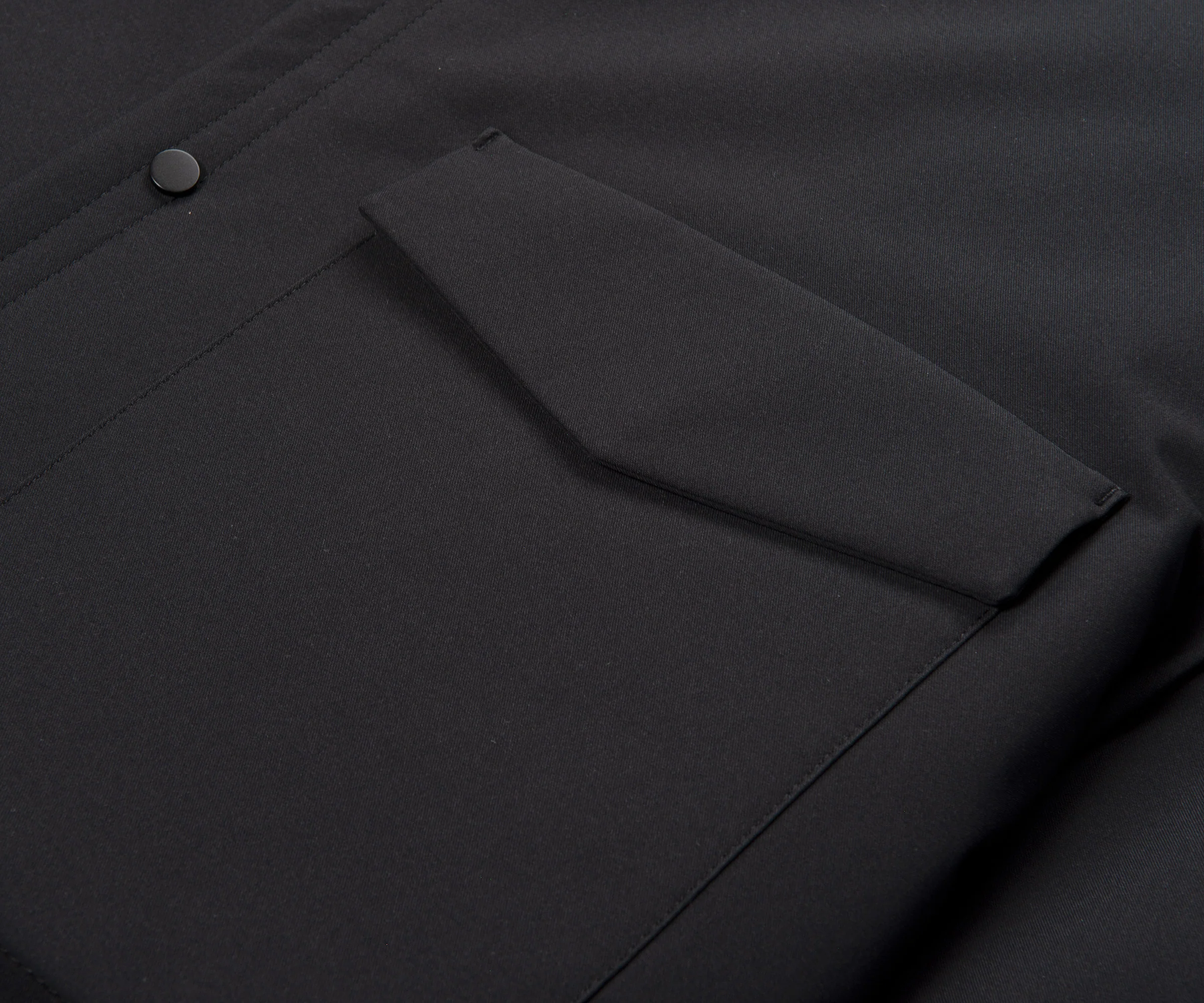 Moncler Vautisse Technical Shirt Jacket Black - Image 5