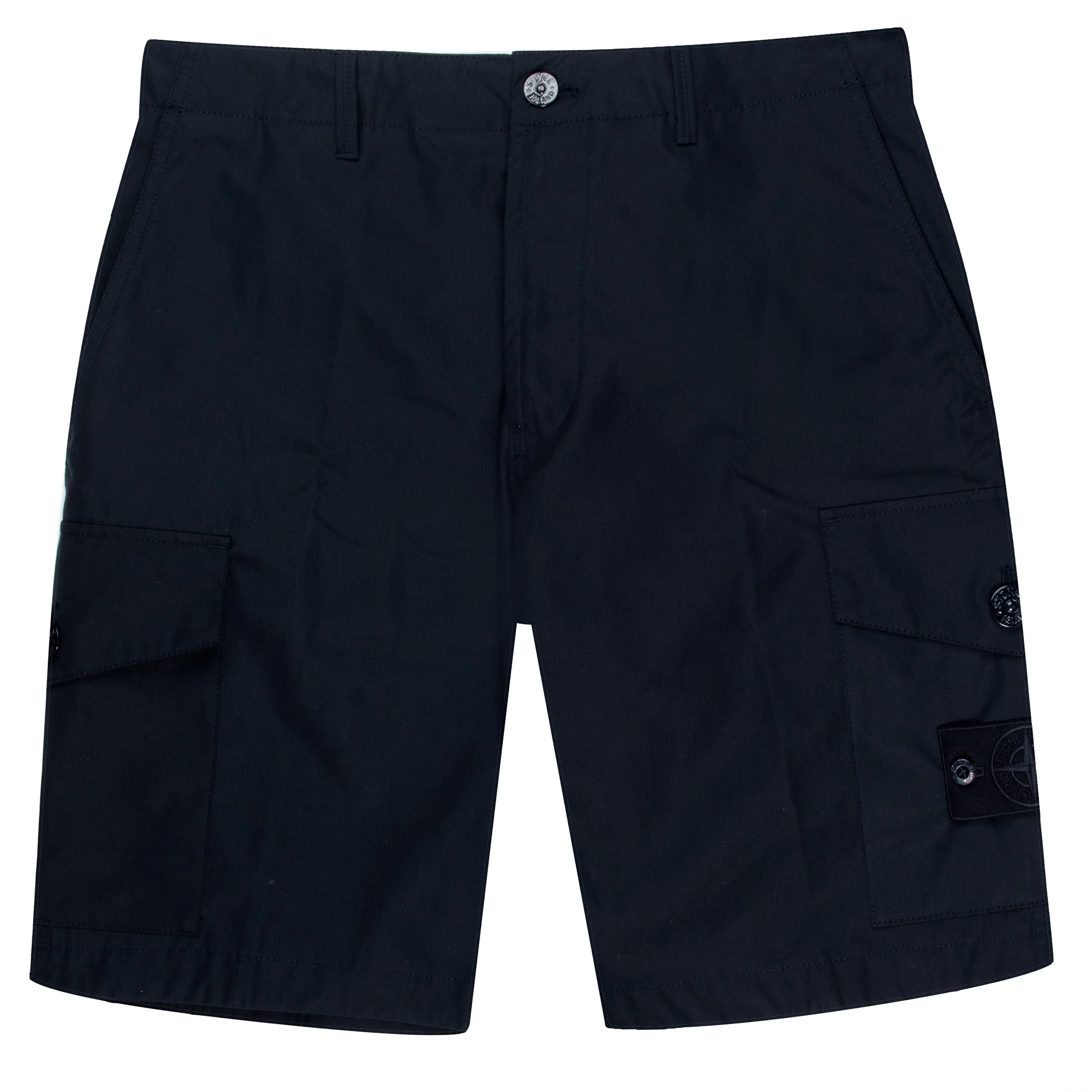 Stone Island Ghost Bermuda Cargo Shorts Navy