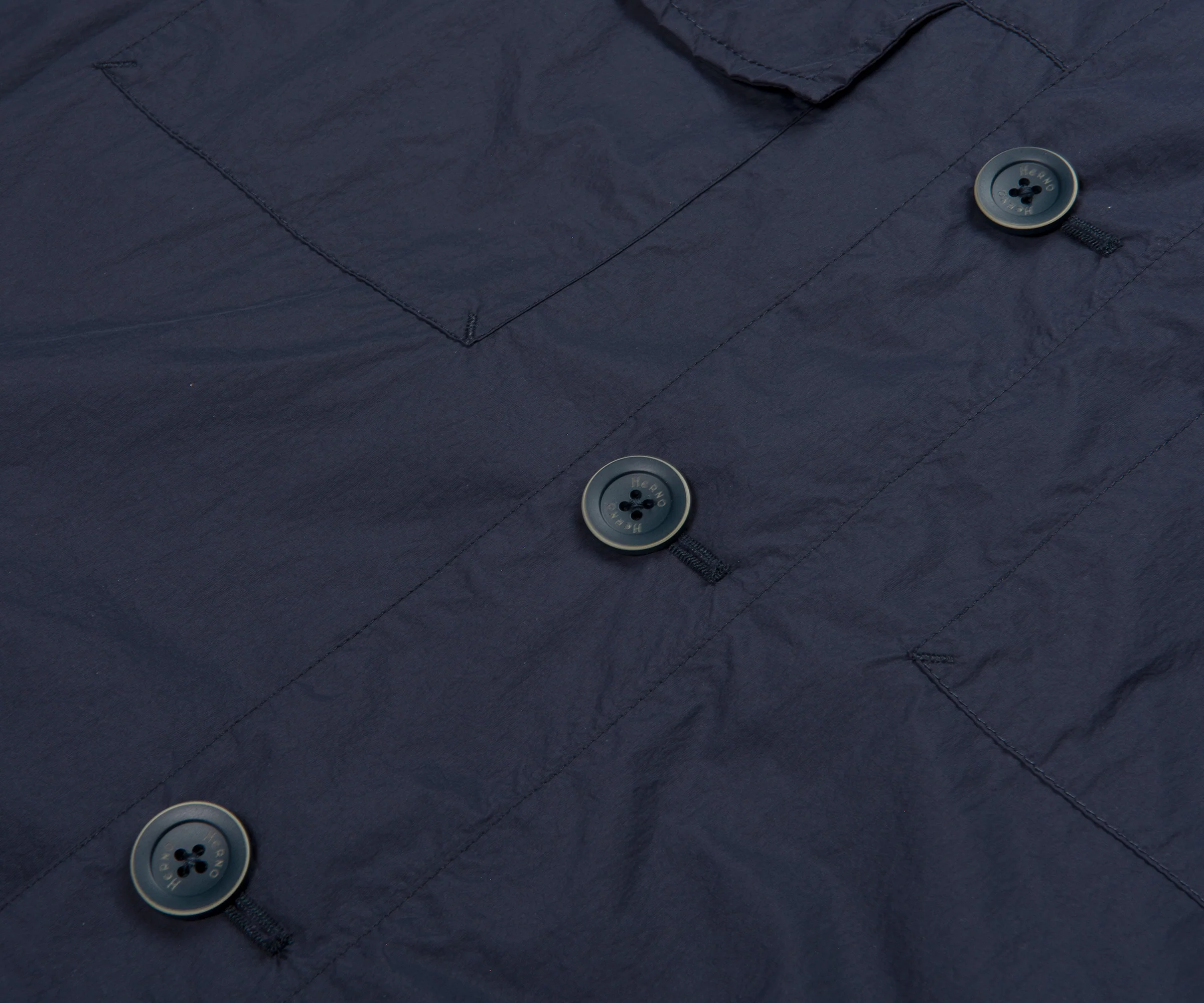 Herno Double Pocket Field Jacket Navy - Image 4