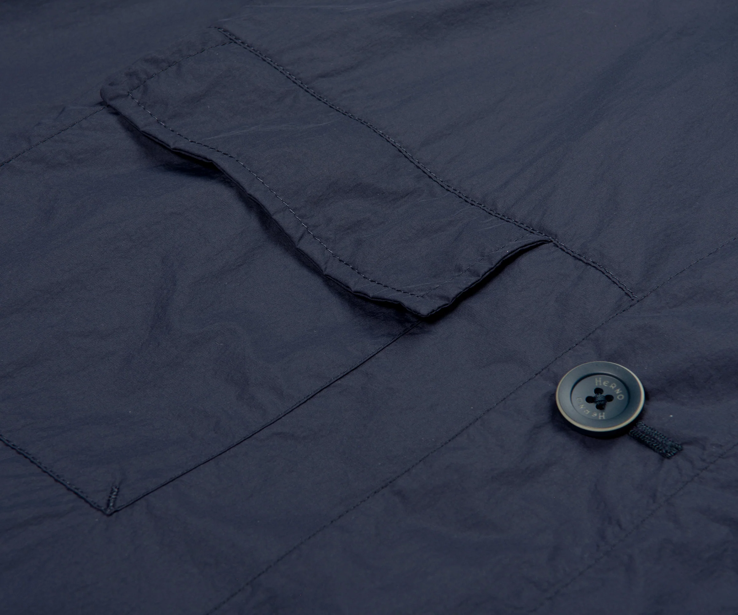 Herno Double Pocket Field Jacket Navy - Image 5
