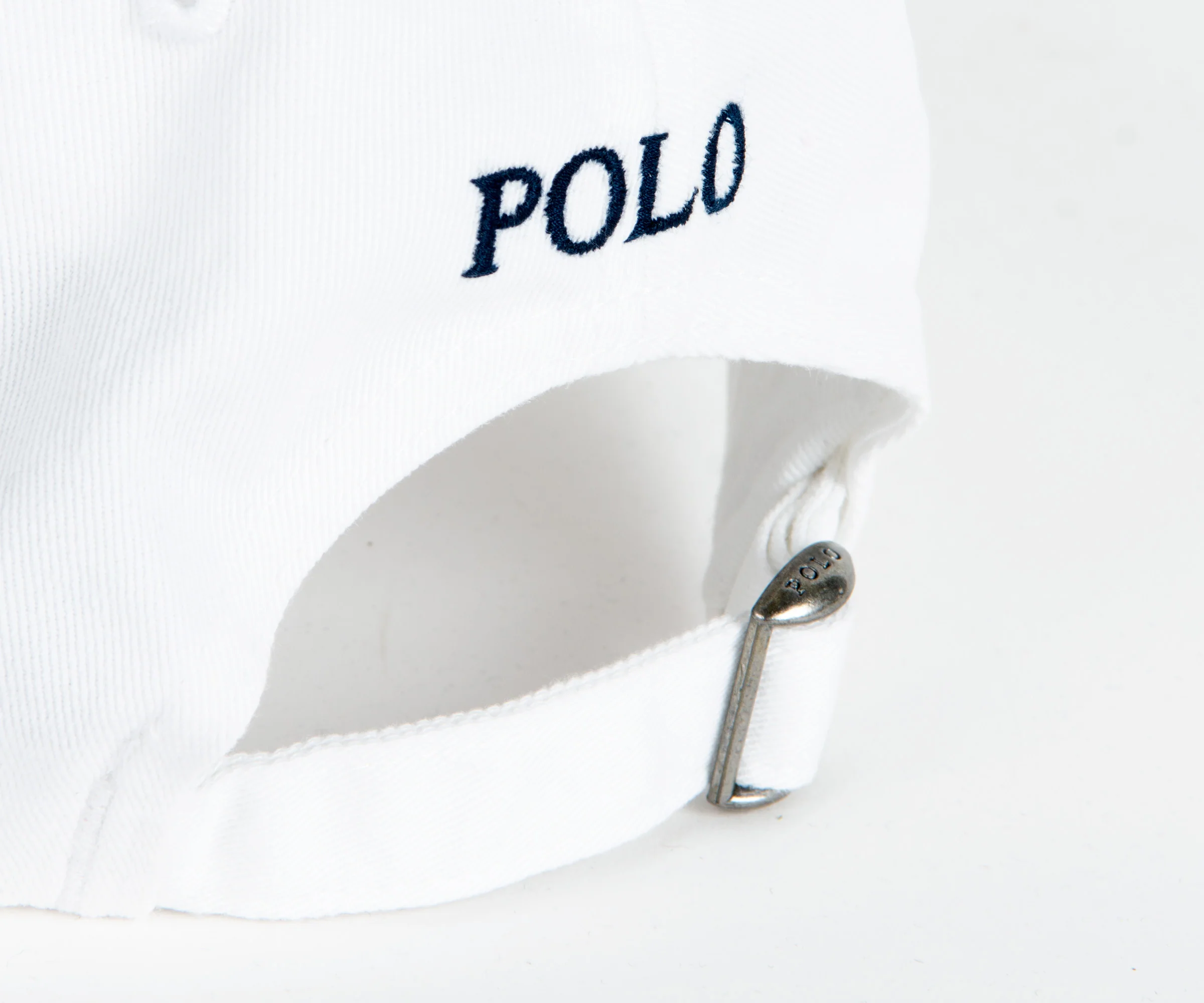 Ralph Lauren Cotton Chino Baseball Cap White - Image 3