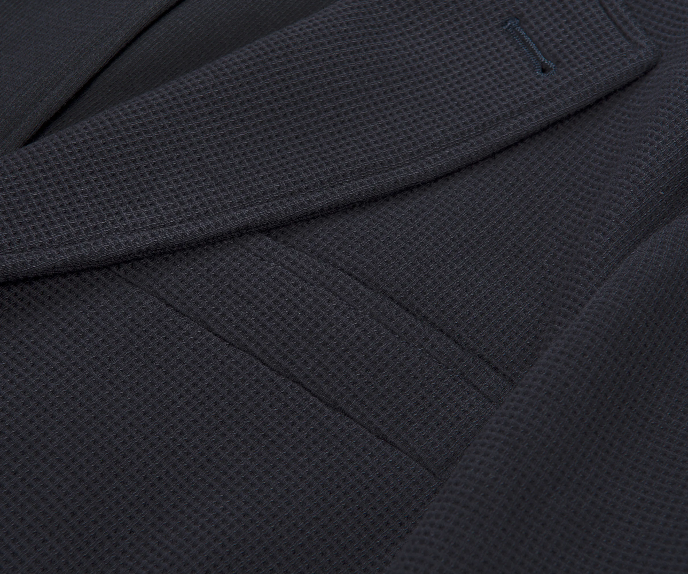 Emporio Armani Honeycomb Textured Blazer Navy - Image 3