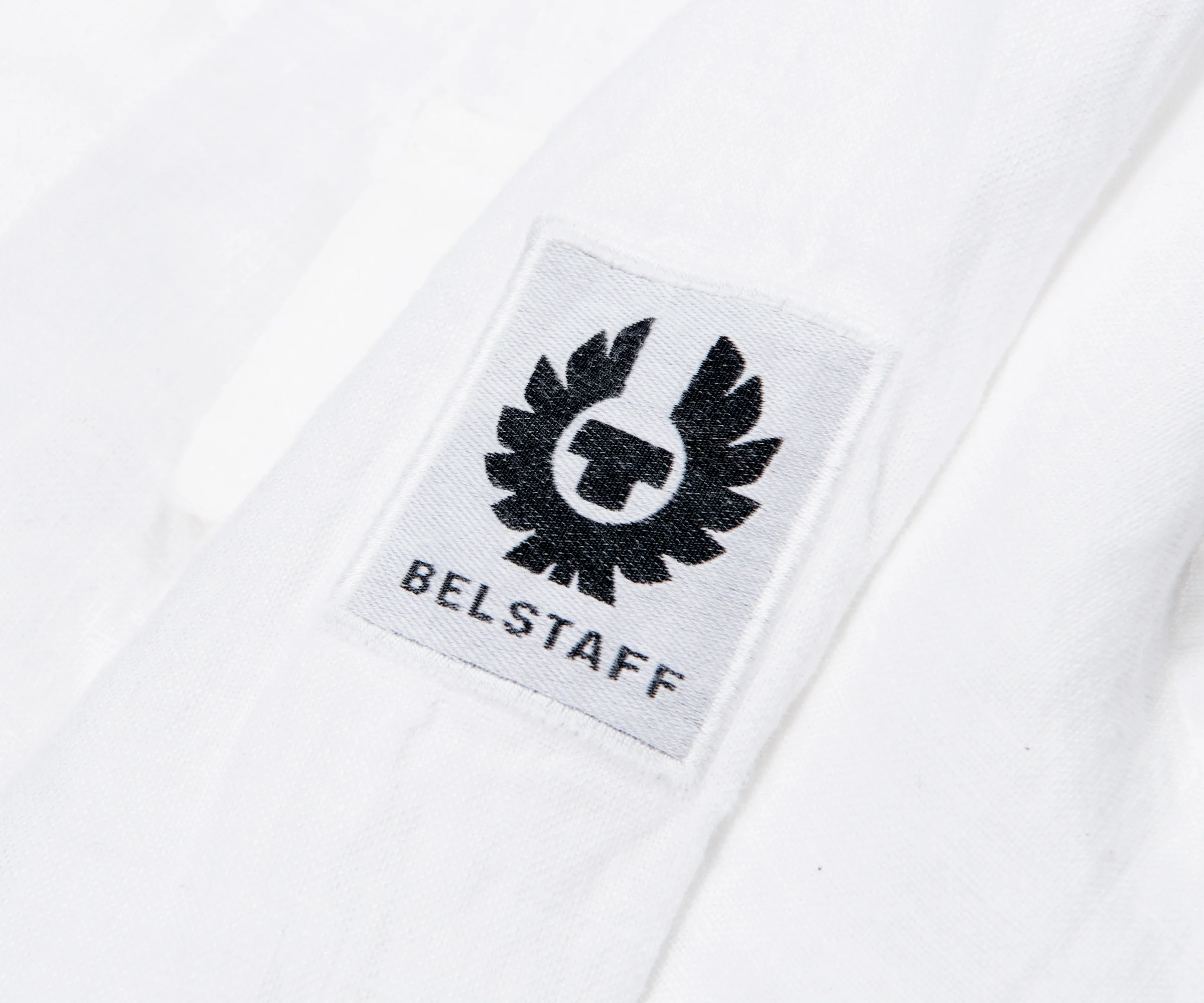 Belstaff Scale Linen LS Shirt White - Image 4