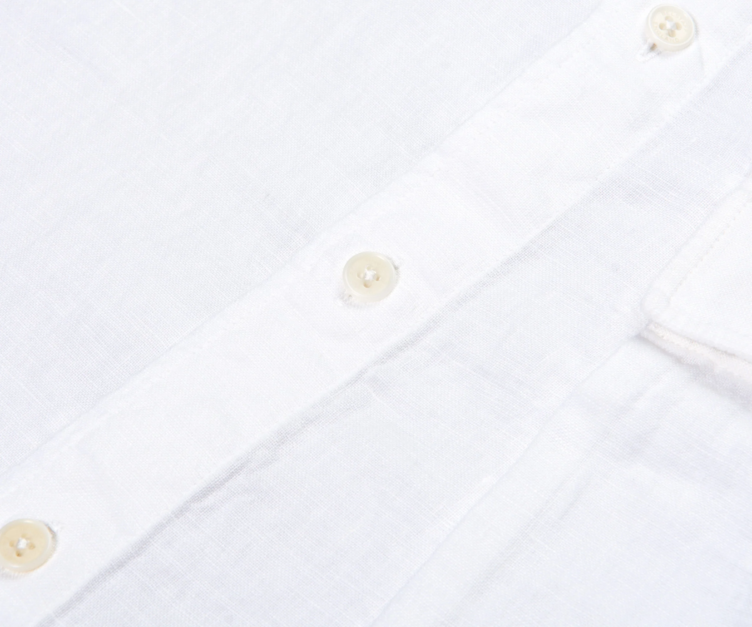 Belstaff Scale Linen LS Shirt White - Image 7