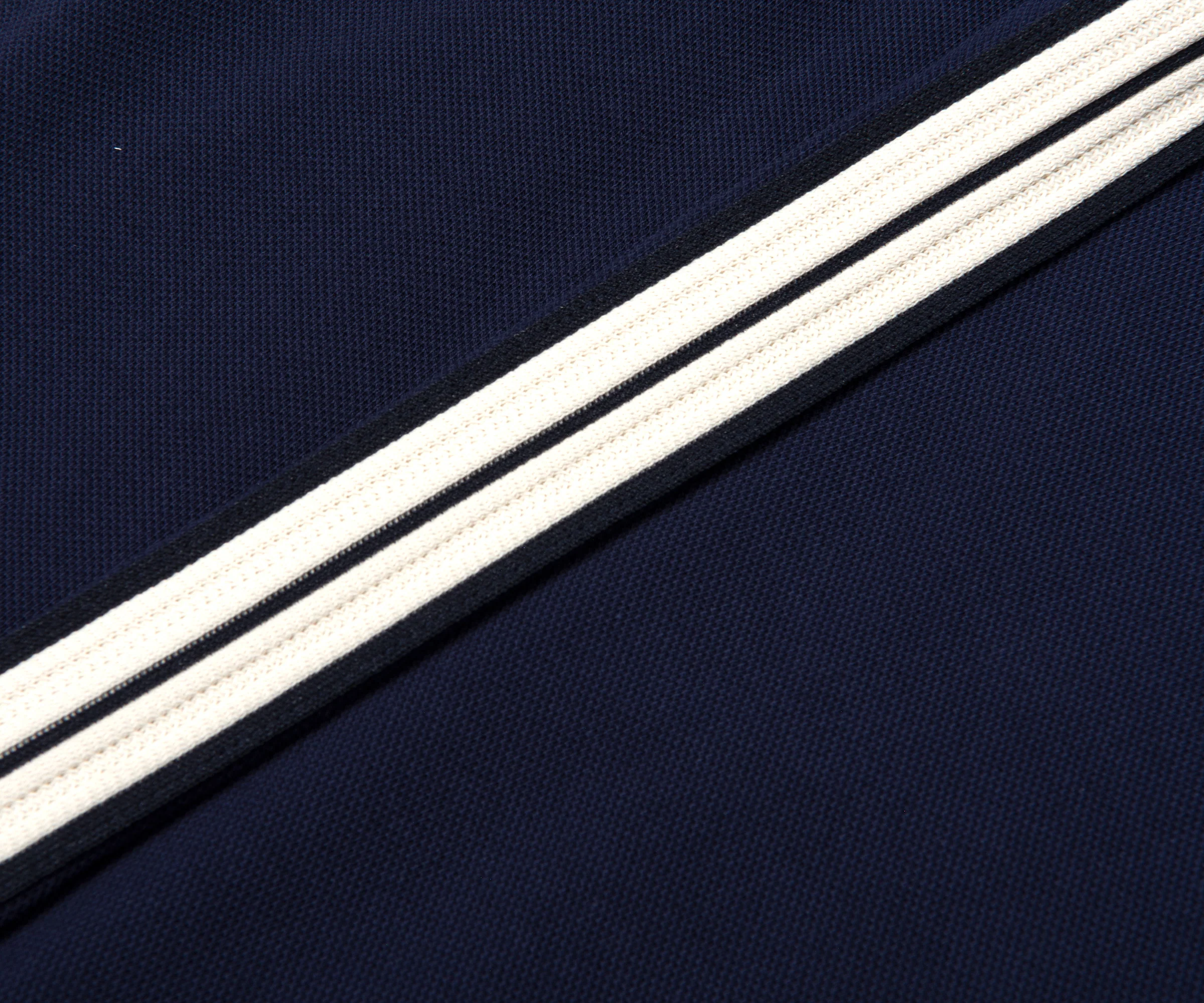 Moncler Classic Logo Patch Polo Navy - Image 5
