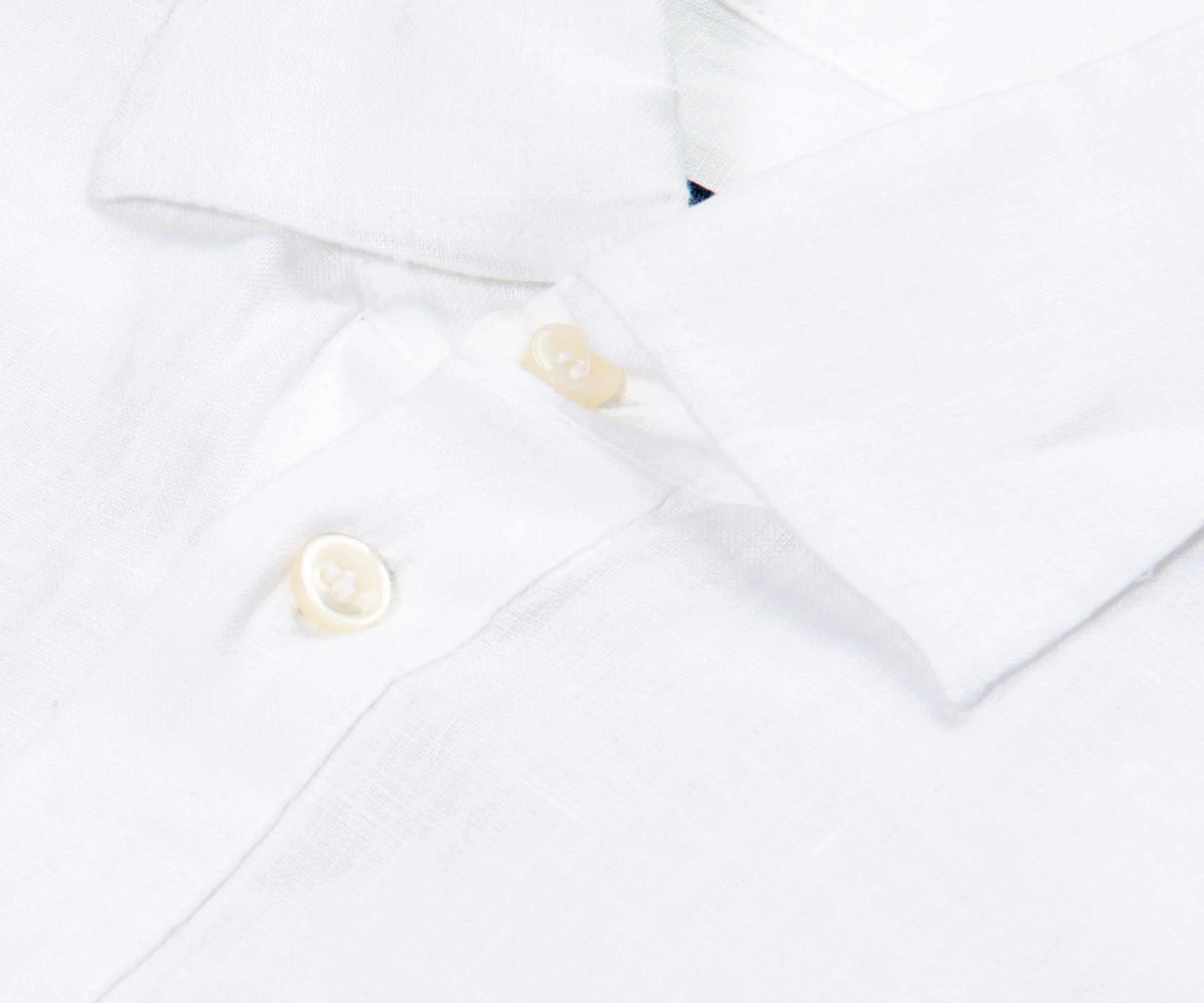 Paul and Shark Linen SS Shirt White - Image 3