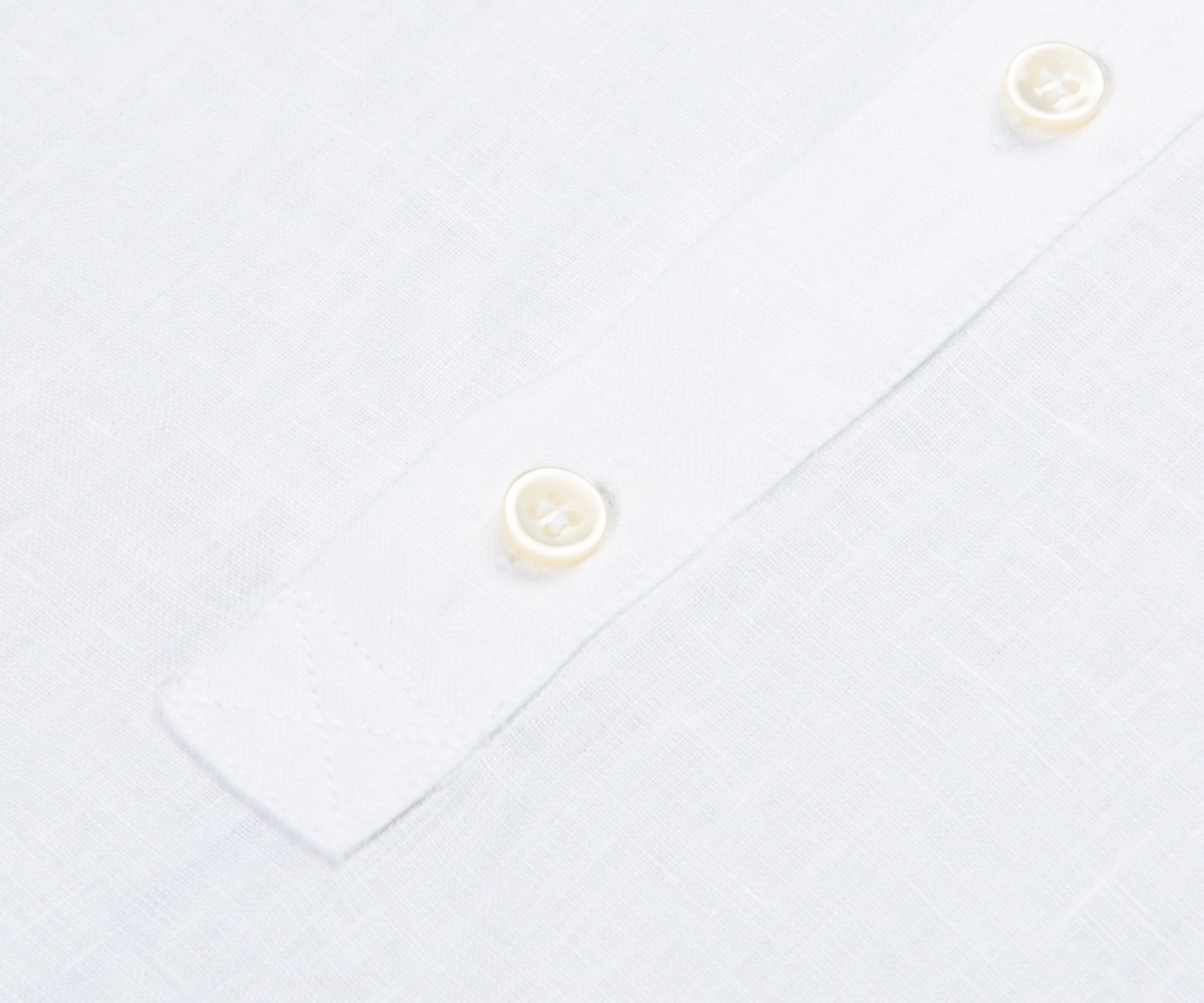 Paul and Shark Linen SS Shirt White - Image 4