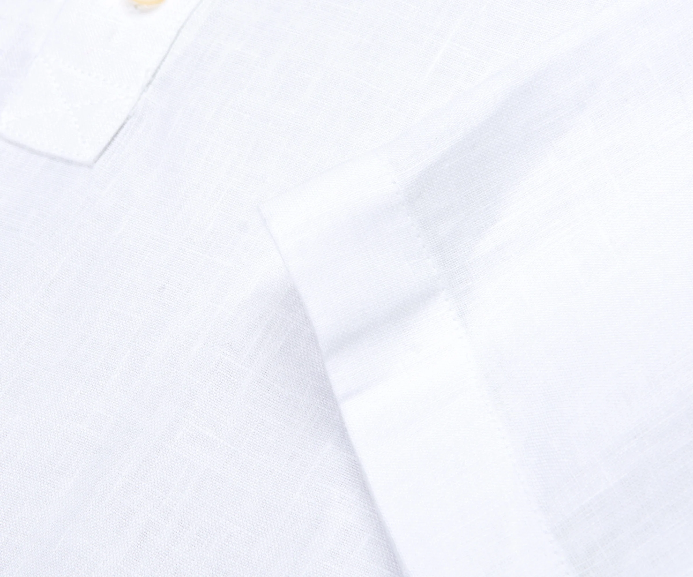 Paul and Shark Linen SS Shirt White - Image 5