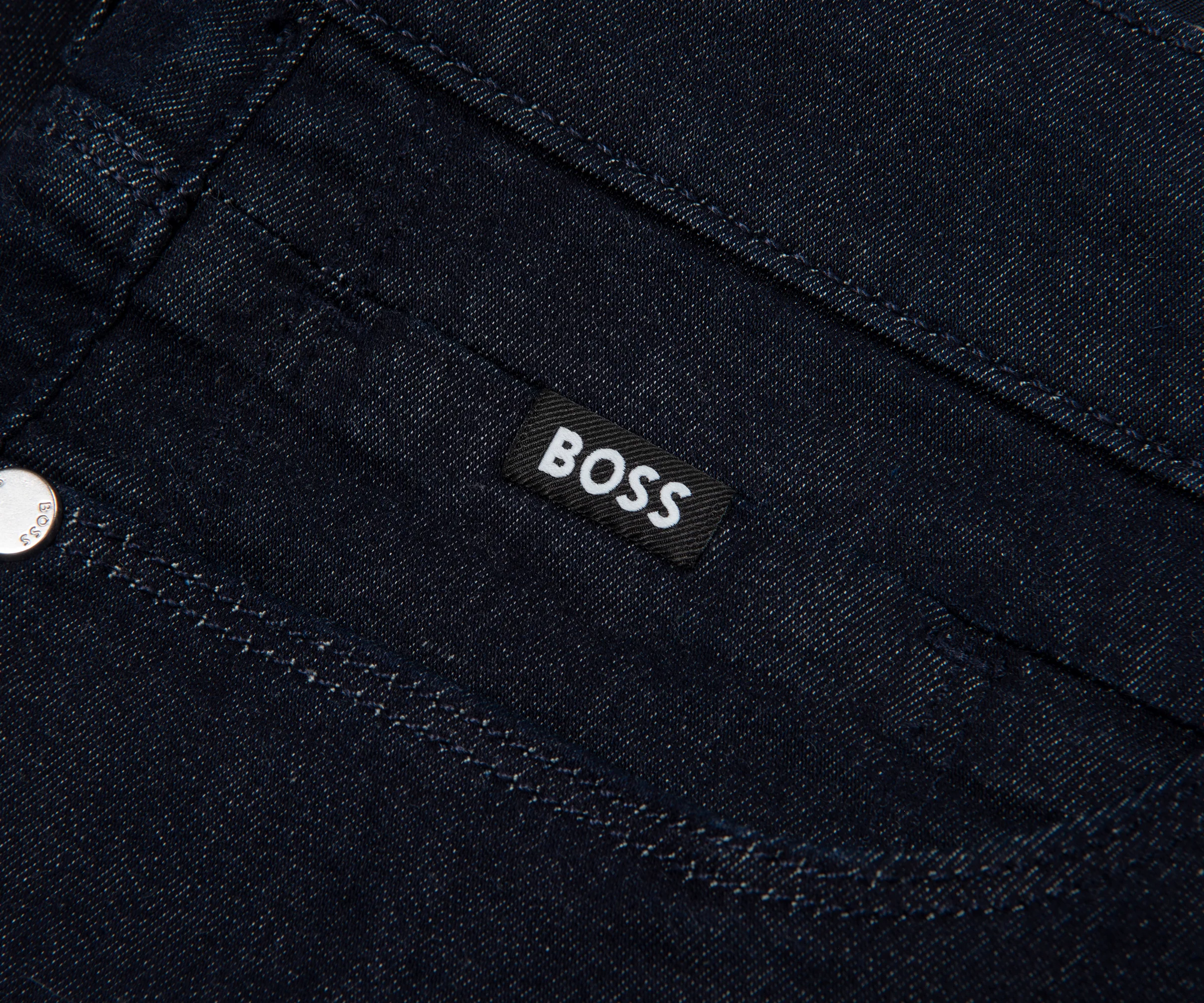 BOSS H-Delaware Egyptian Cotton Jeans Dark Blue - Image 3