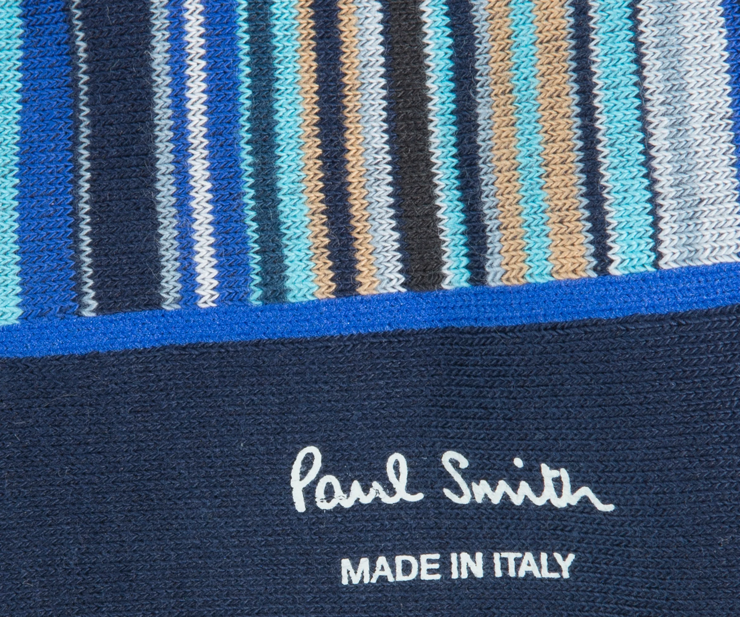 Paul Smith Panel Signature Stripe Socks Navy - Image 2