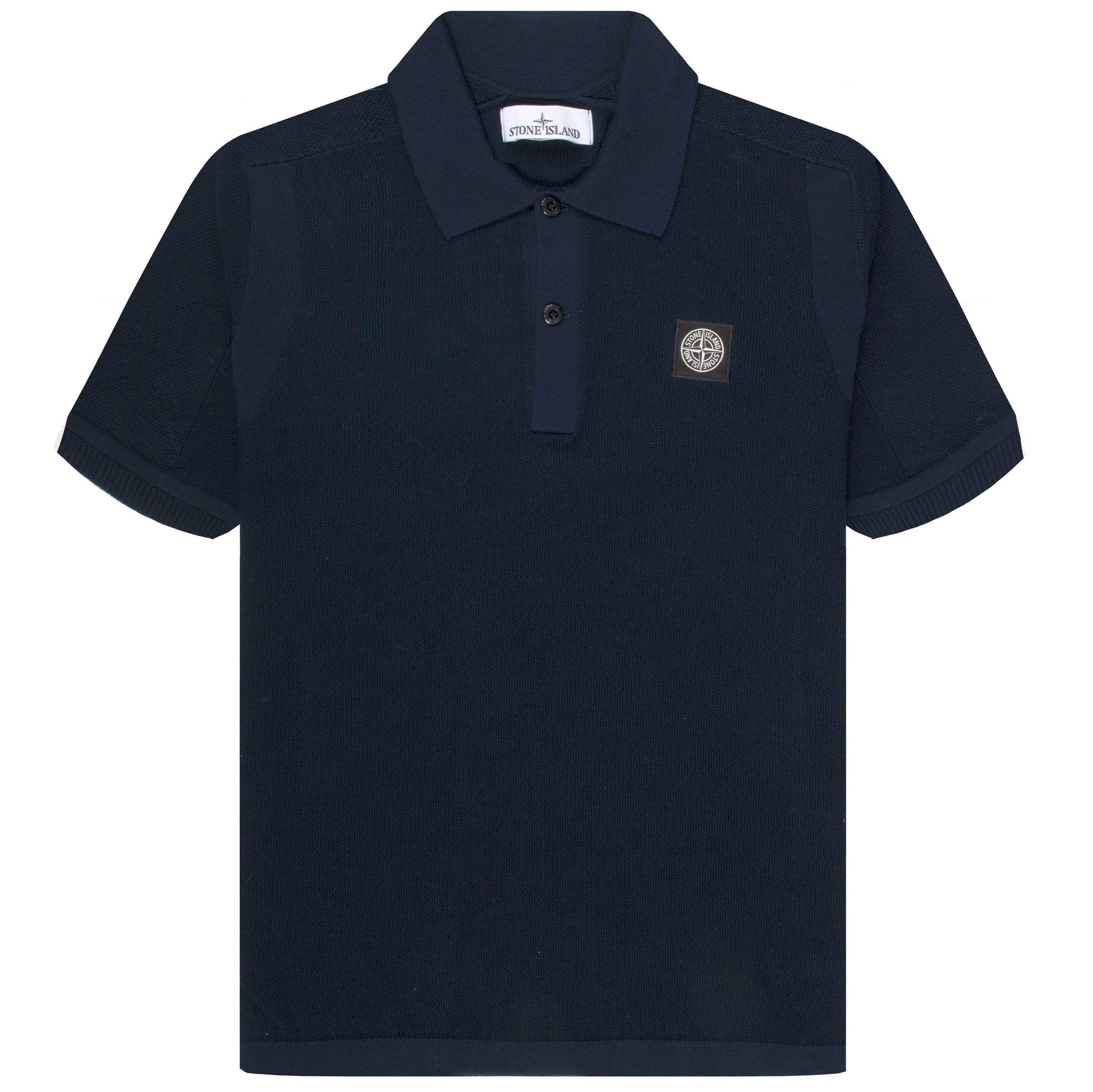 Stone Island Knitted Polo Navy