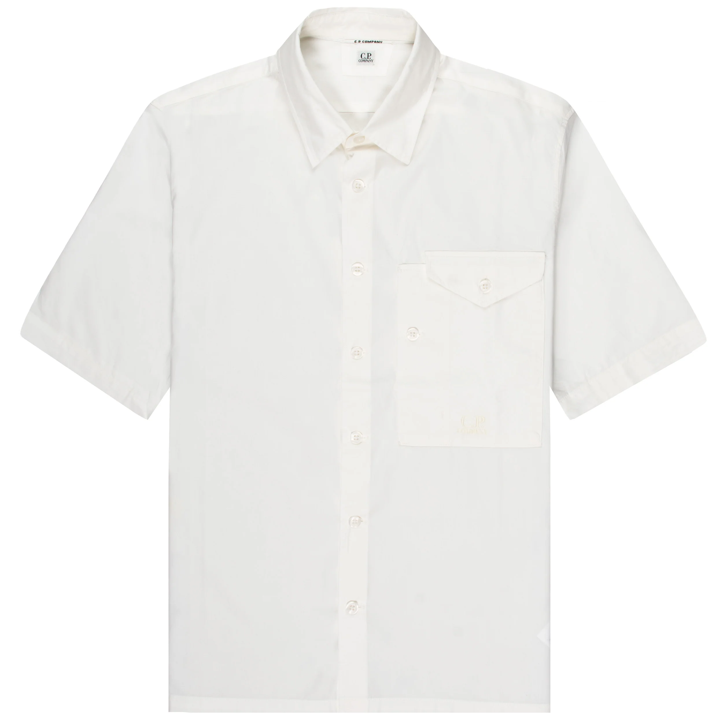 C.P. Company Utility SS Shirt Gauze White